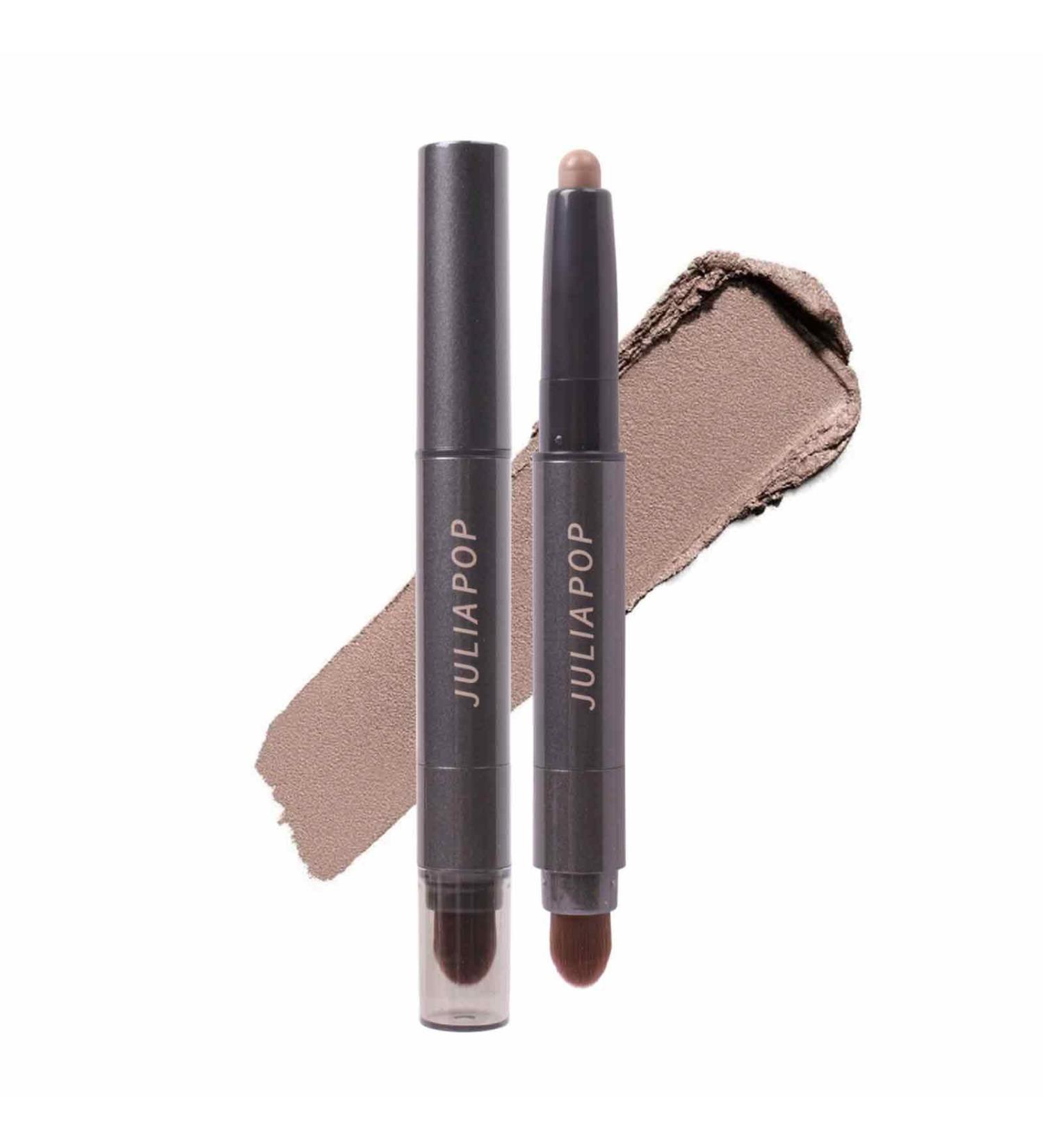 Eye Shadow Stick Glitter Eye Pencil Shimmer Cream Eye Shadow Pencil Eye Crayon Shadow Matte Eyeshadow Stick Eye Brightener Stick Highlighter Makeup Matte Shimmer Eye Brightener Stick 01# Gray Brown - Buy Online on GoSupps.com