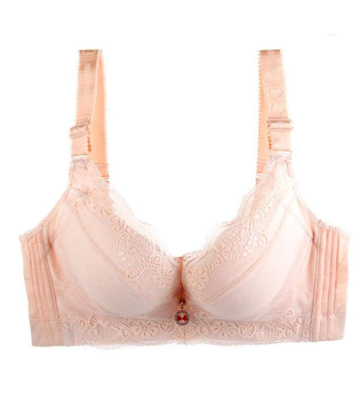 Buy Extra-Elastic Bra Sports Top for Plus Size Women - Breathable Adjustable Bustier for Large Breasts - Beige 42B - Buy Online on GoSupps.com