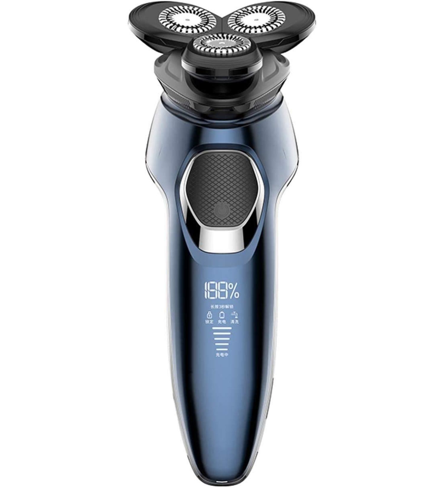 GeRRiT Electric Razor for Men | Waterproof Cordless Shaver & Beard Trimmer | USB Rechargeable Travel-Friendly Face Shaver - Buy Online on GoSupps.com