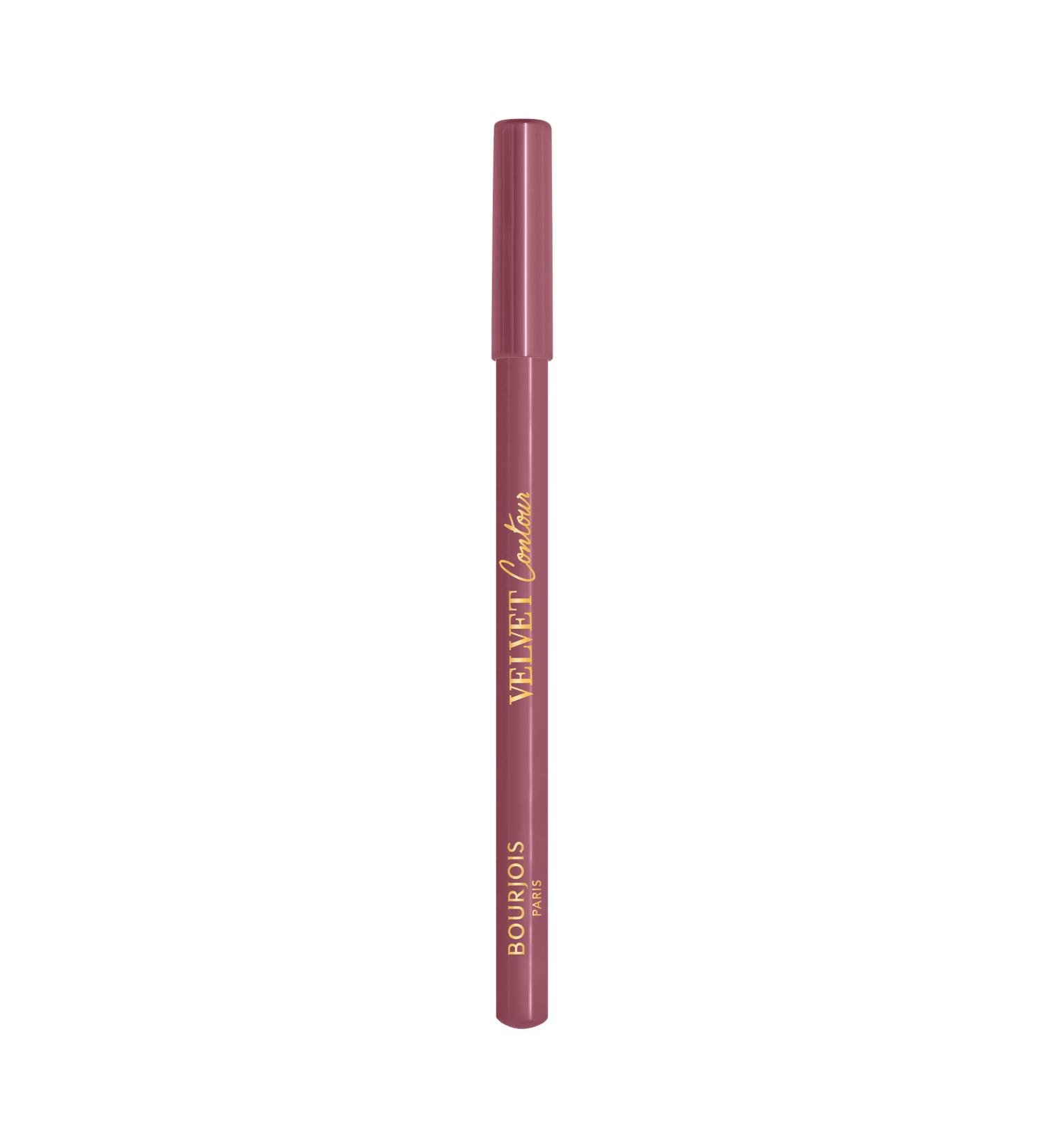 Bourjois Velvet Contour Lip Pencils 33 Rose Water Redefines Lips Creamy Matte Texture Precise Application Shea Butter Long-Lasting Hold Up to 8 Hours 1.14 g - Buy Online on GoSupps.com