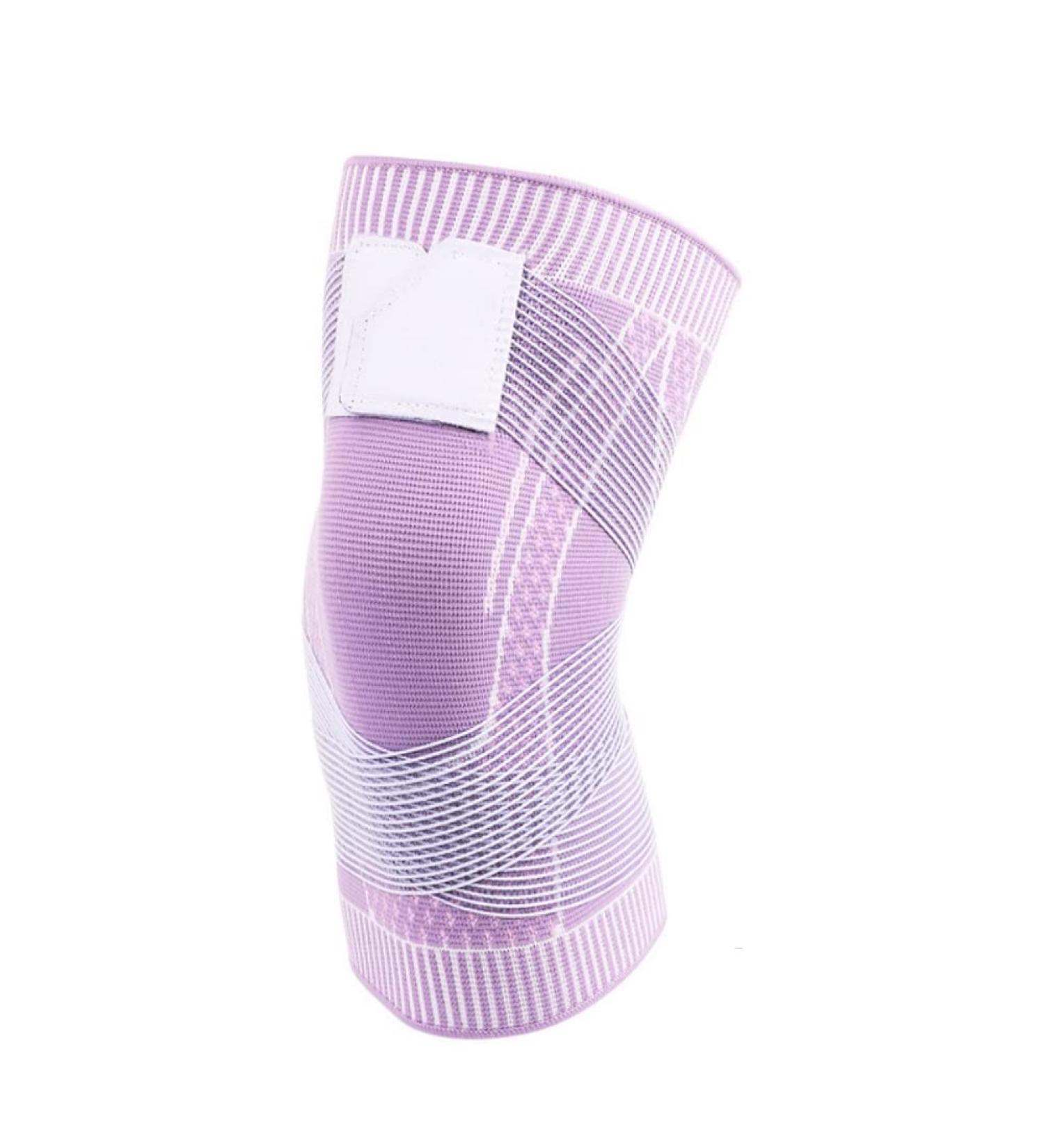 ANKOMINA Unisex Knee Compression Sleeve Adjustable Knee Brace for Pain Relief in Sports | Purple Large (154-178 lbs - Buy Online on GoSupps.com