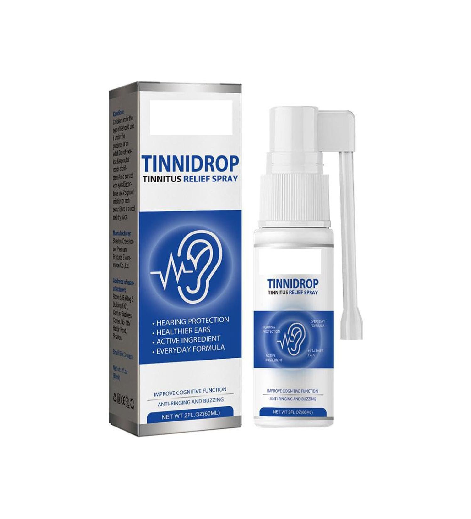 Tinnitus Relief Drops for Ringing Ears - Instant Relief for Swimmers - 1pcs - Buy Online on GoSupps.com