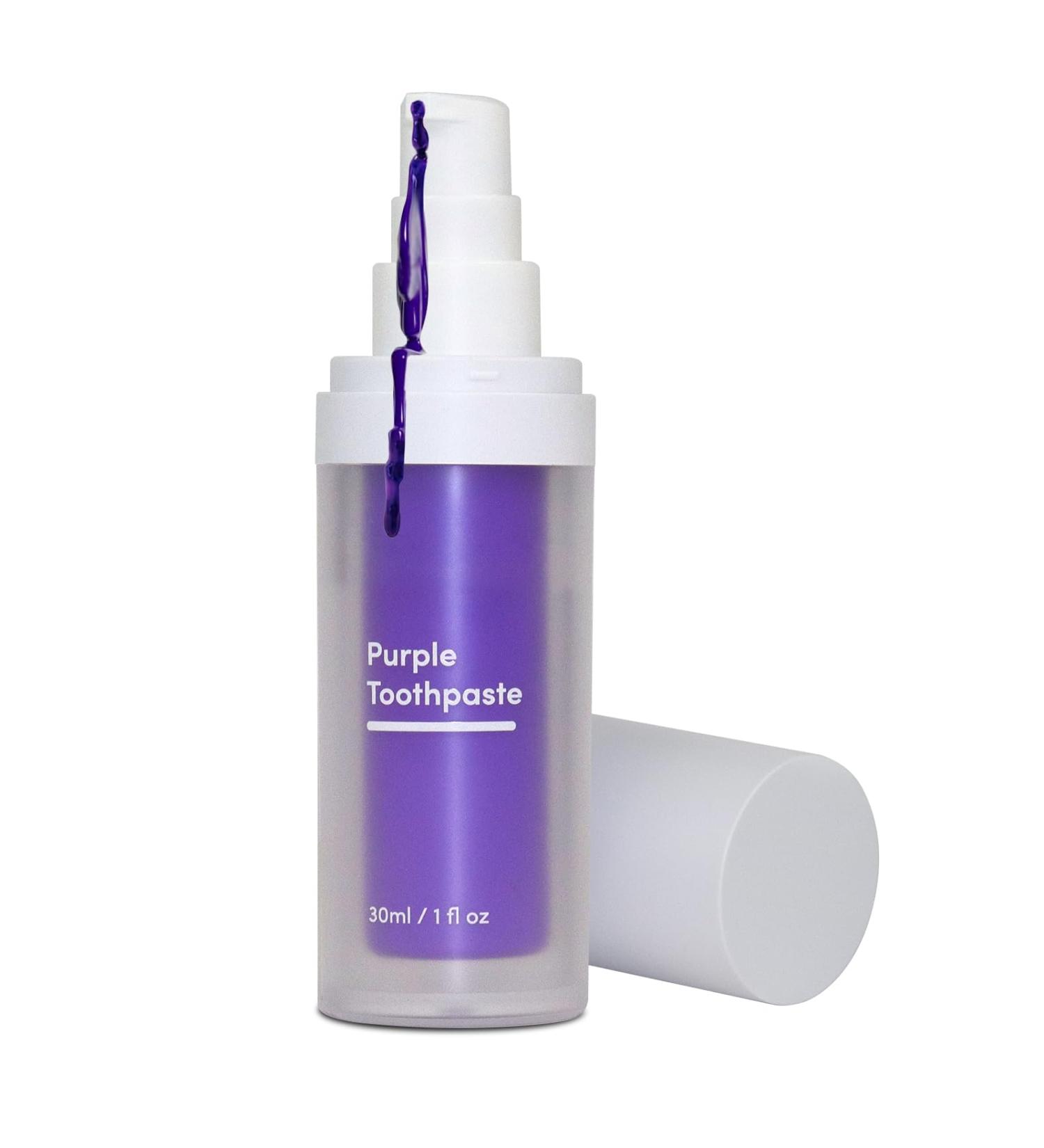 Teeth Whitening Toothpaste for Adults - Purple Color Correcting Formula - JULi5424L - International Shipping Available - Buy Online on GoSupps.com