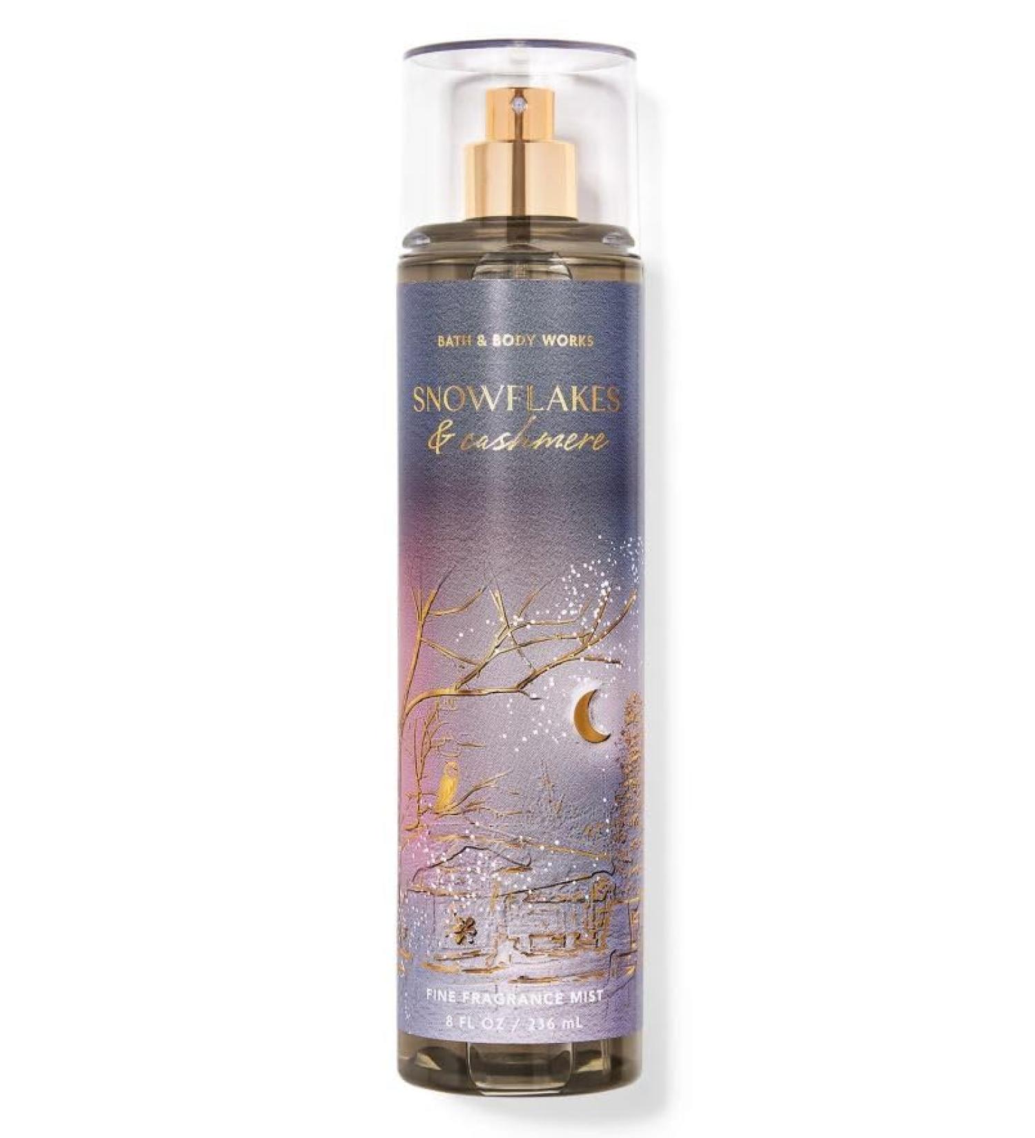 SNOWFLAKES & CASHMERE Fine Fragrance Mist BY White Barn 8 Fluid Ounce