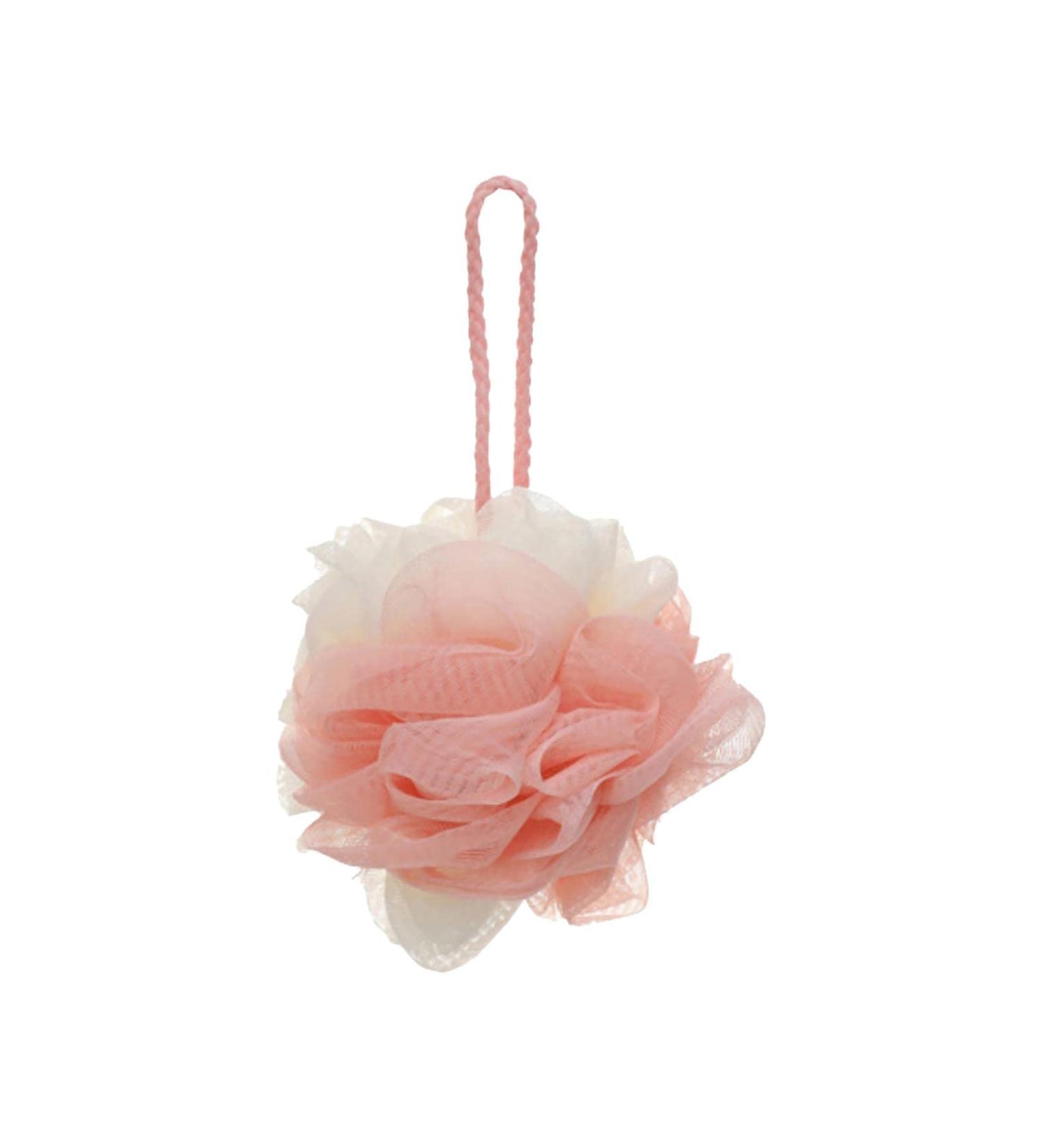 Gralara Pink Body Puff Bath Sponge | Portable Shower Ball for All Your Bathing Needs - Buy Online on GoSupps.com
