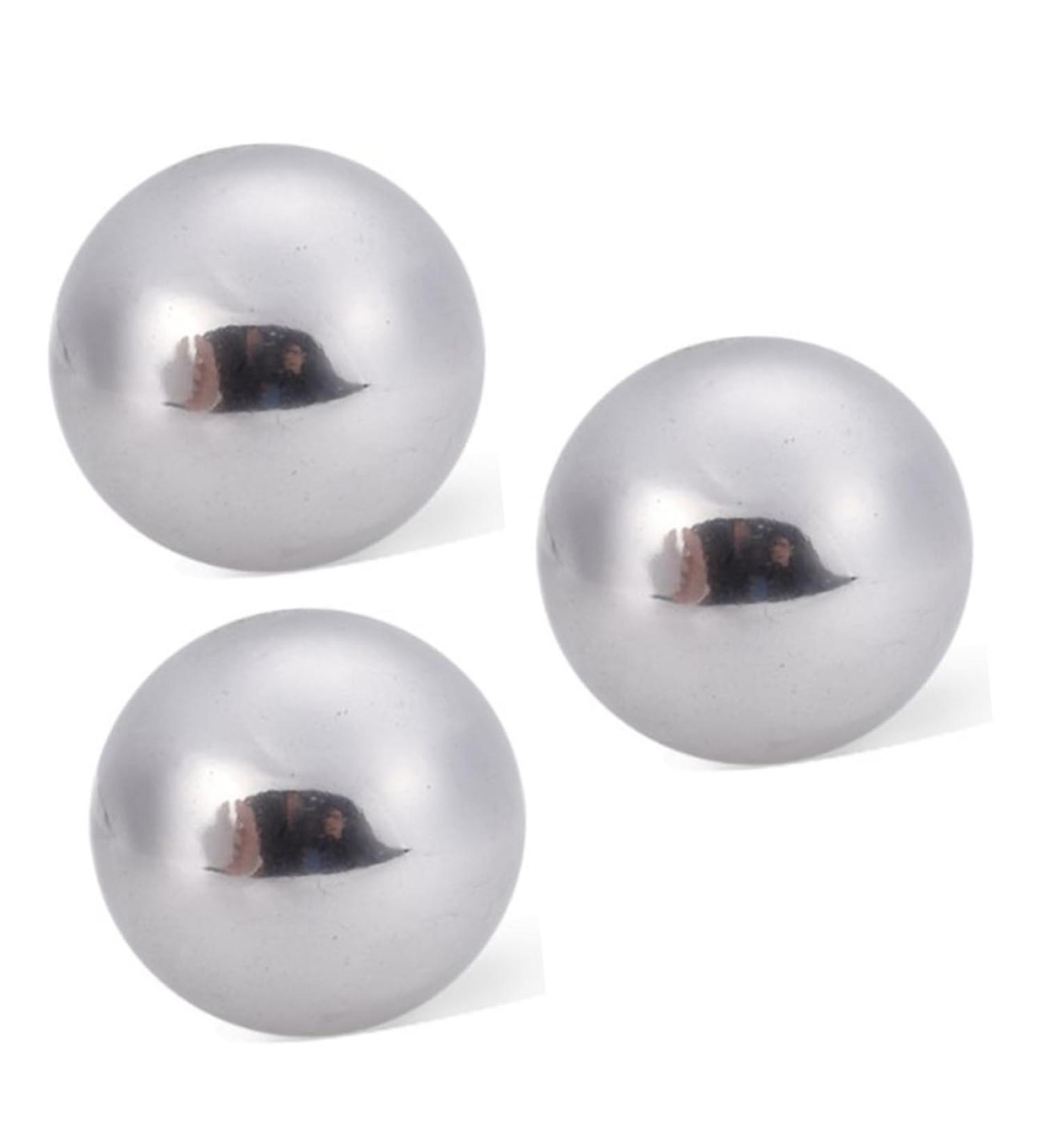 Minkissy Chinese Massage Balls - Stress Relief Hand Massager for Health & Fitness | 52mm Baoding Balls for Forearm Strength & Relaxation - Buy Online on GoSupps.com