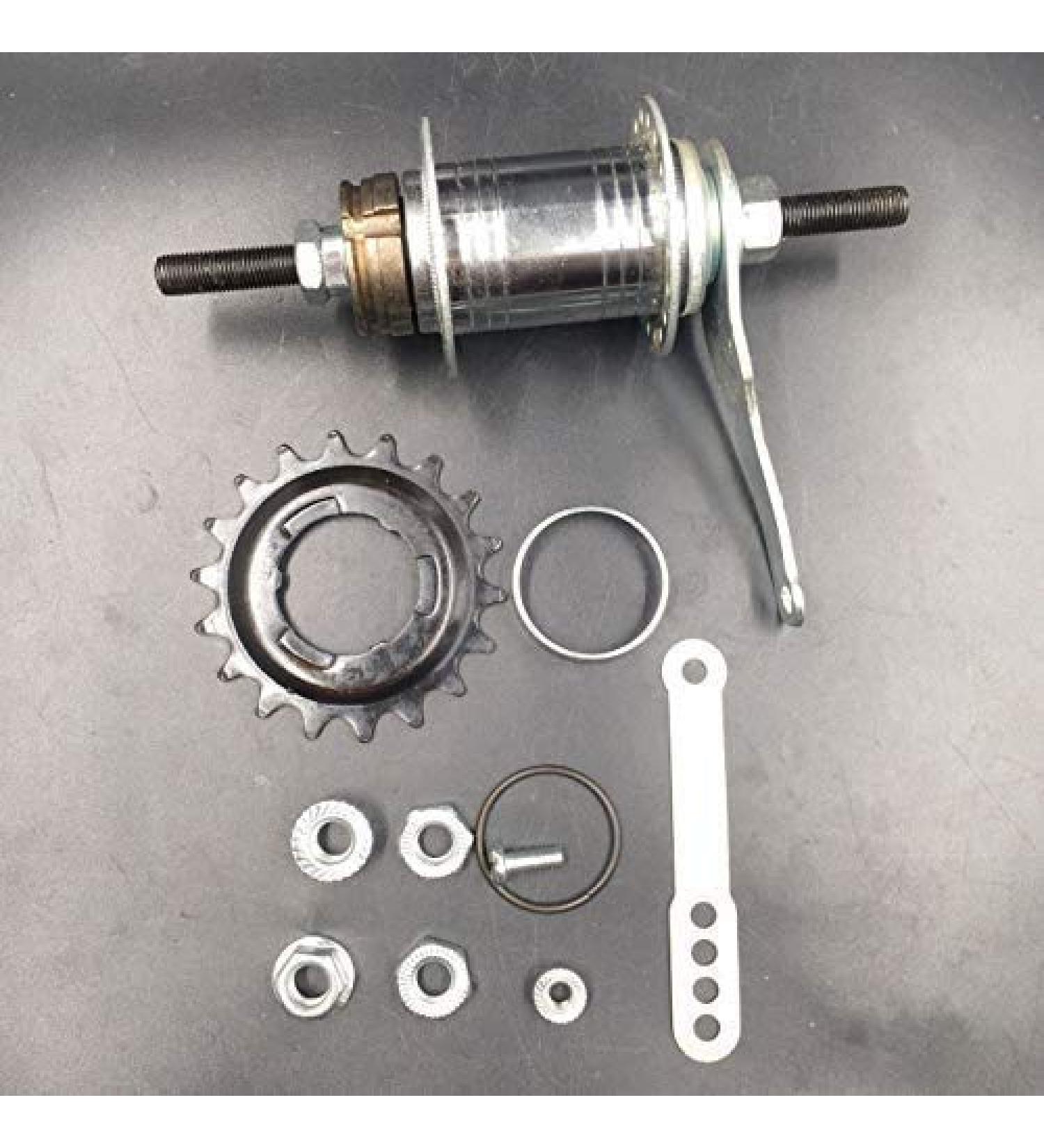 DONSP1986 Bicycle Coaster Brake Hub - Silver 32 Hole Rear Bike Brake Hub - Buy Online on GoSupps.com