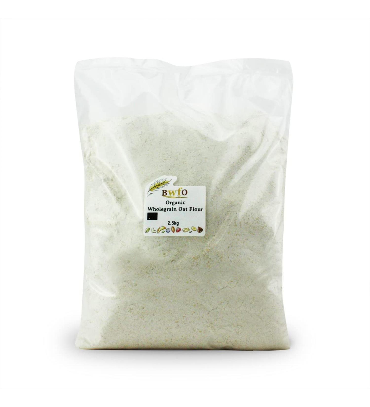Organic Wholegrain Oat Flour 2.5kg (BWFO)