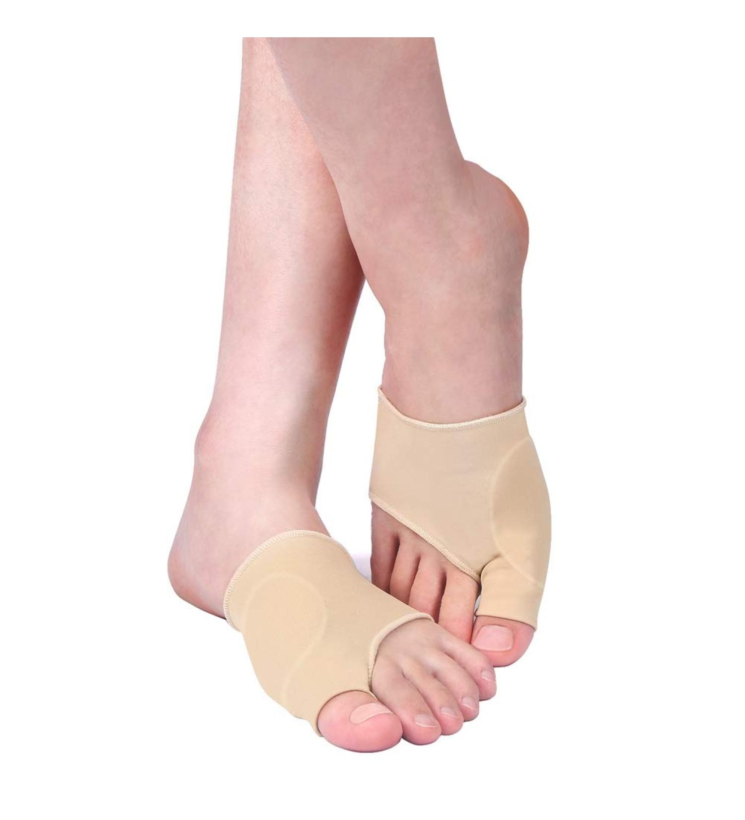 Foot Toe Joint Bandage Bunion Sleeve Protector with Metatarsal Toe Pad - Forefoot Cushion Socks for Foot Support - Buy Online on GoSupps.com
