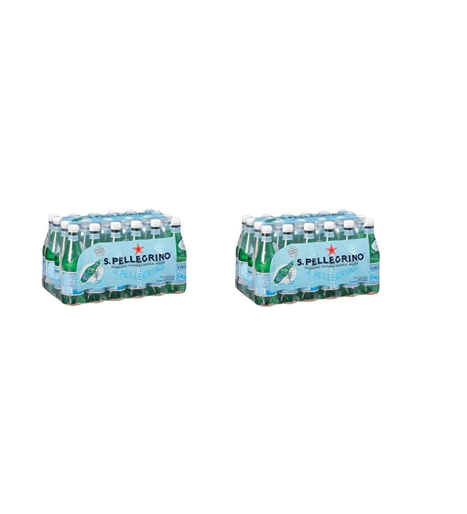 2X San Pellegrino 100% Italian mineral water sparkling water 24 x 500 ml