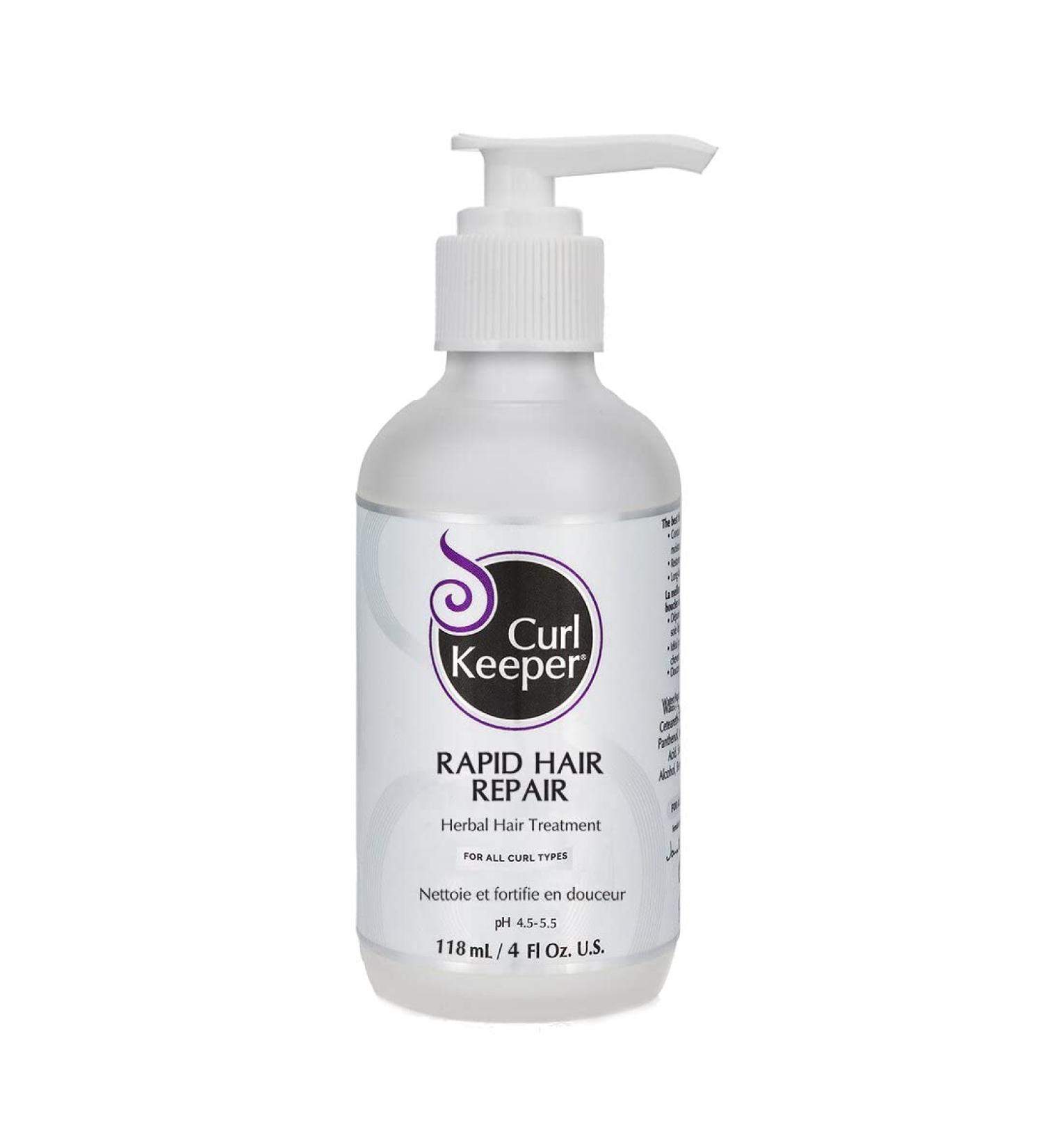 Curl Keeper Rapid Hair Repair 4oz/180ml - Herbal Treatment for Damaged and Colour-Treated Curls - Buy Online on GoSupps.com