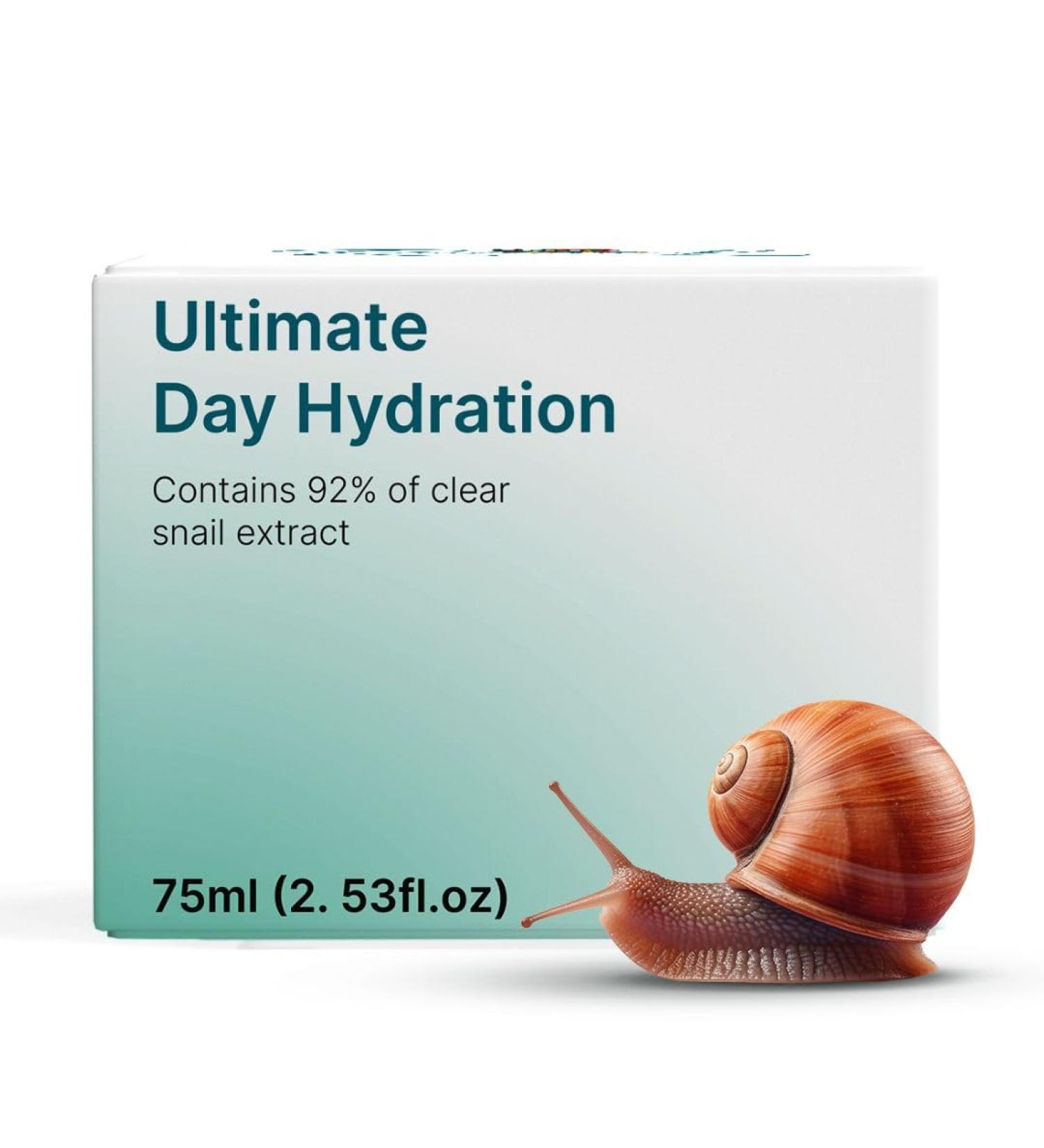 RainbowSnail - Ultimate Day Hydration - Women Face Moisturiser Snail Skincare Gift Skincare sets Snail Serum Moisturiser For Teens Korean Skincare Face Cream Eczema - Buy Online on GoSupps.com