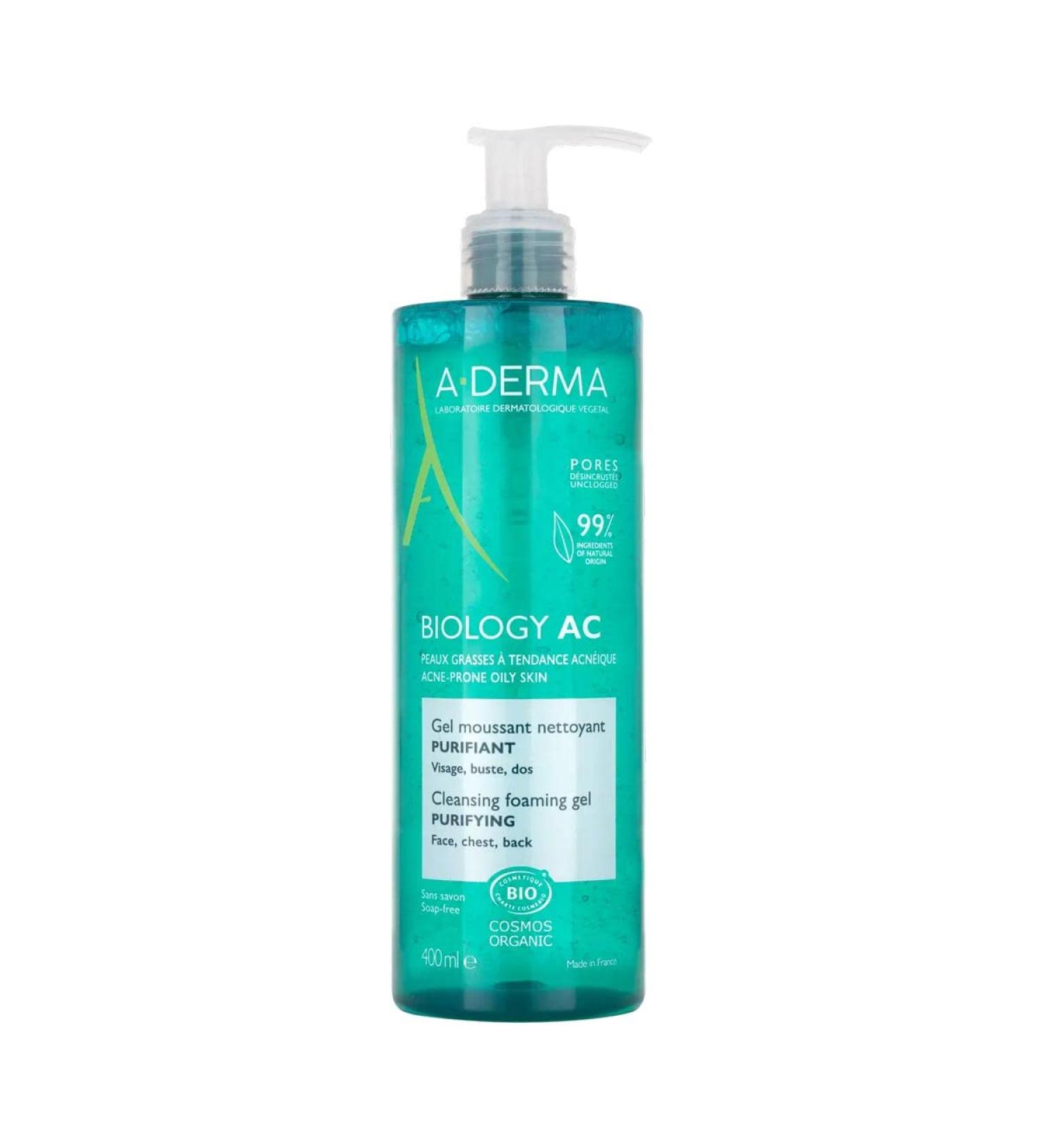 A-Derma Biology ac Gel limpiador 400ml