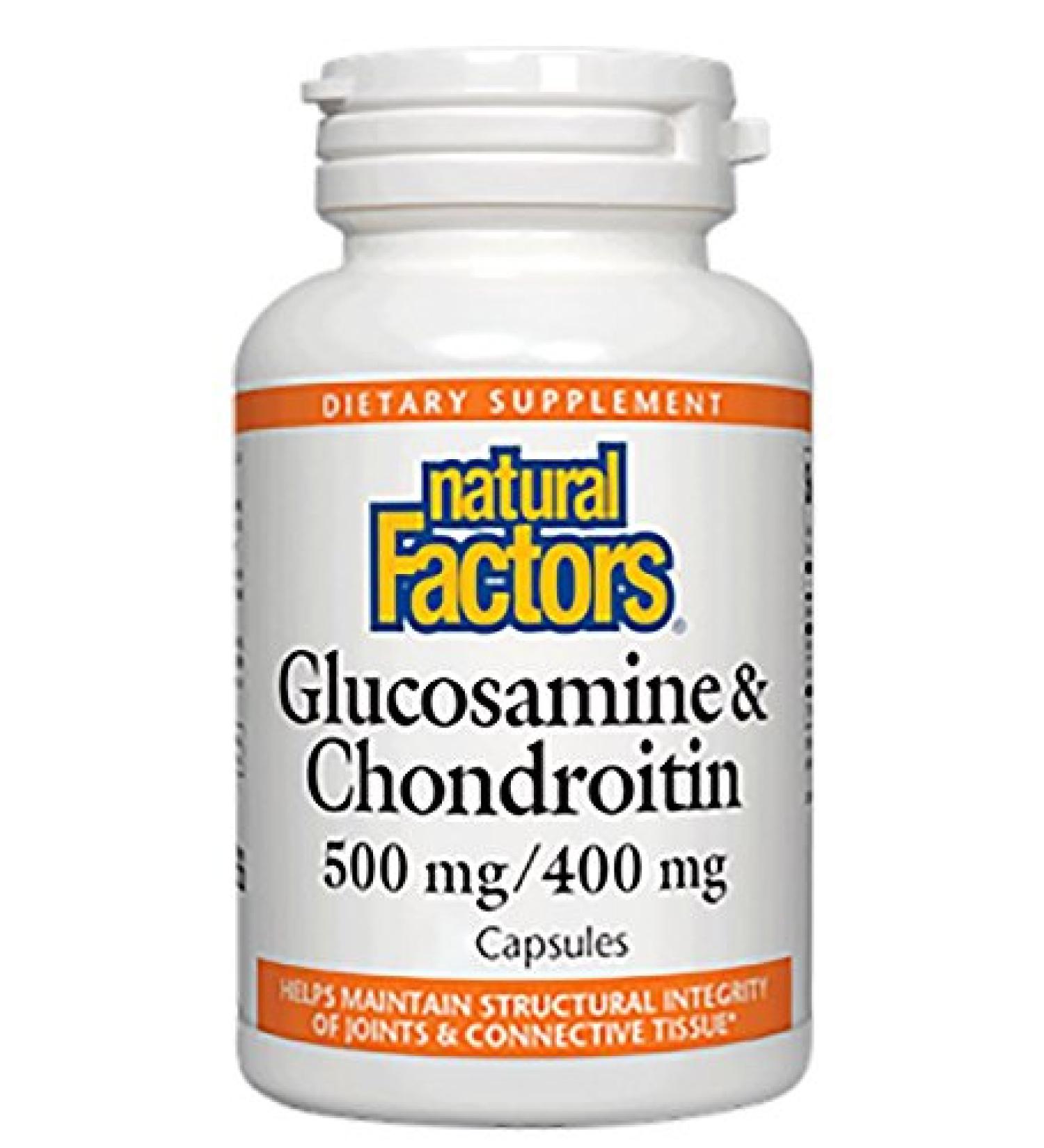 Natural Factors Glucosamine 500 mg Chondroitin 400 mg 60 Capsules