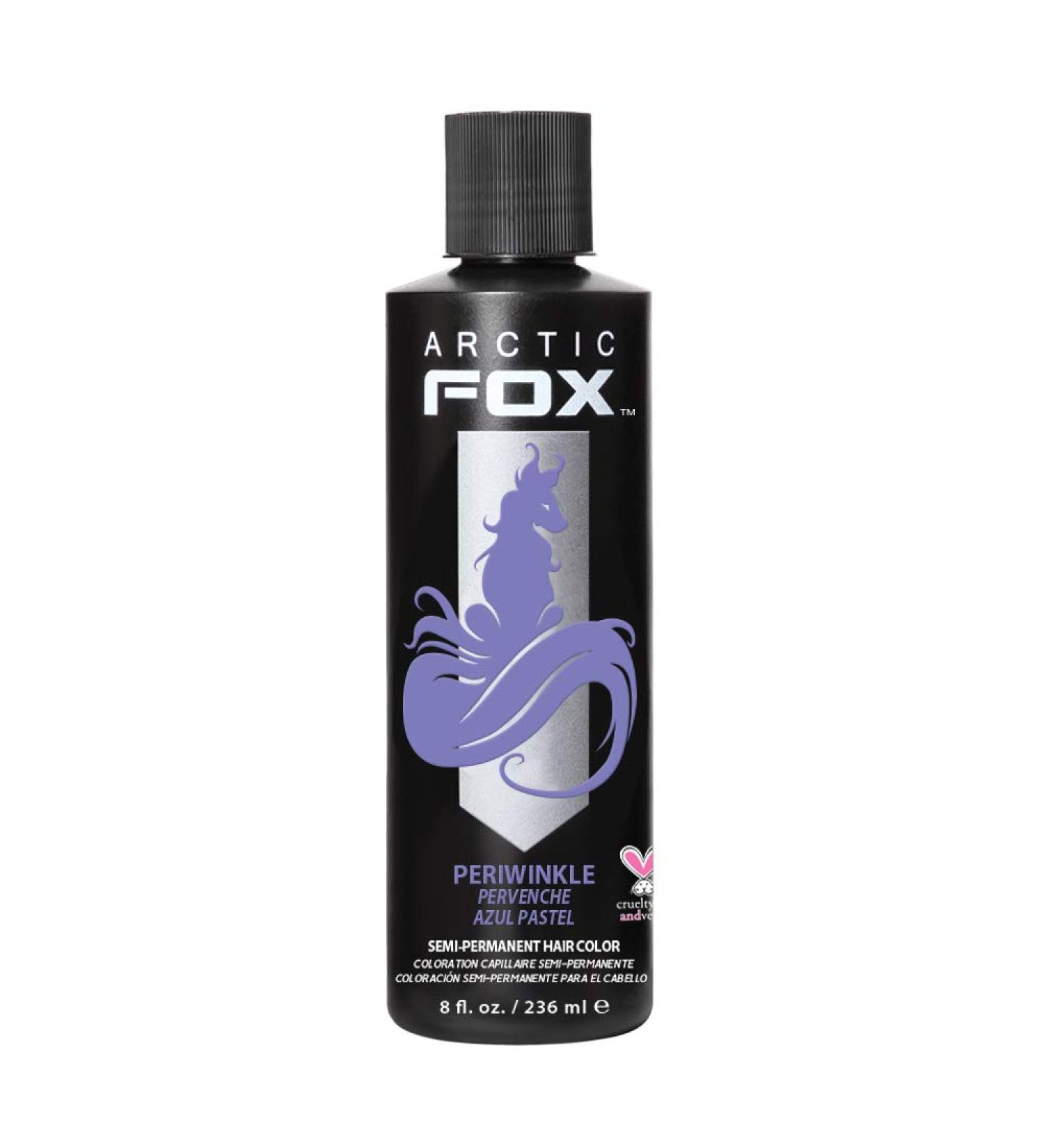 ARCTIC FOX Periwinkle Semi-Permanent Hair Color Dye - Vegan & Cruelty-Free (8 Fl Oz) - Buy Online on GoSupps.com