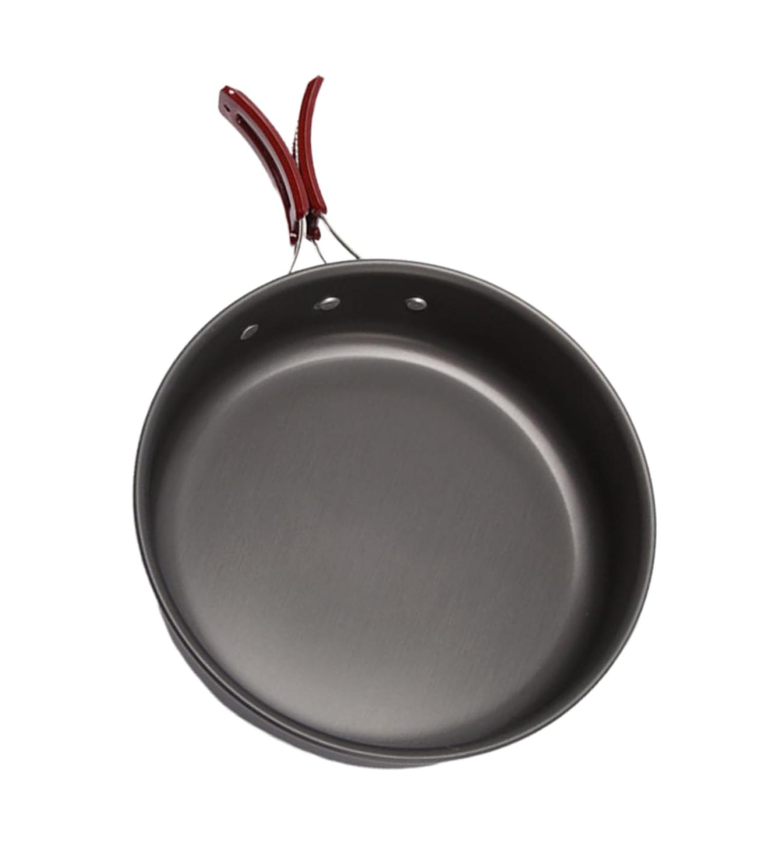 Milisten Blackwel Camping Frying Pan BBQ Pans Blackw Sandwiches Black-ish Blacw Frying Pan for Home Sandwichera Blackl Pancit Camping Griddle Household Pans Blackh Camping Pot Fold Outdoor - Buy Online on GoSupps.com