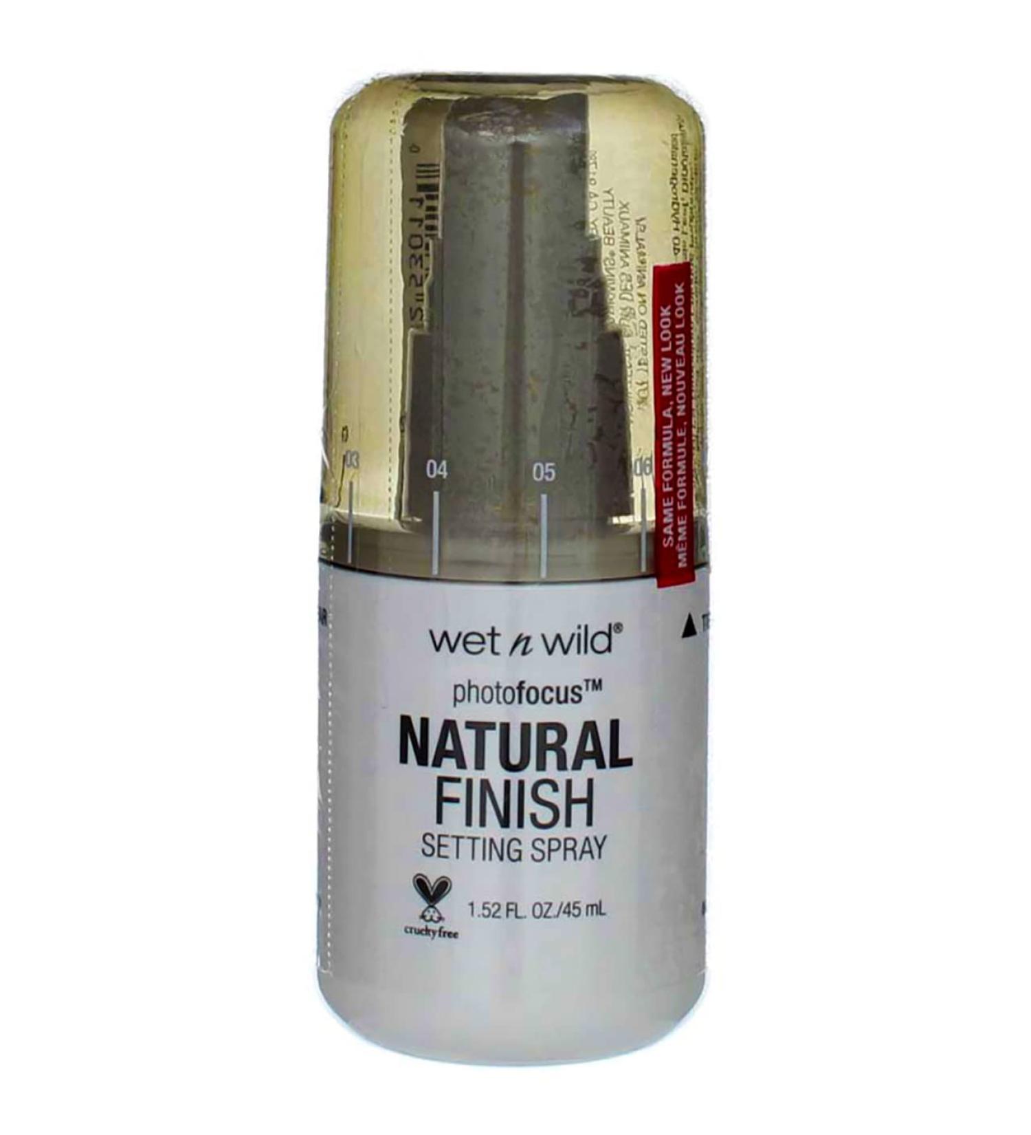 Buy Wet n Wild PhotoFocus Natural Finish Setting Spray - 1.52 oz | Long-Lasting Makeup Seal - Buy Online on GoSupps.com
