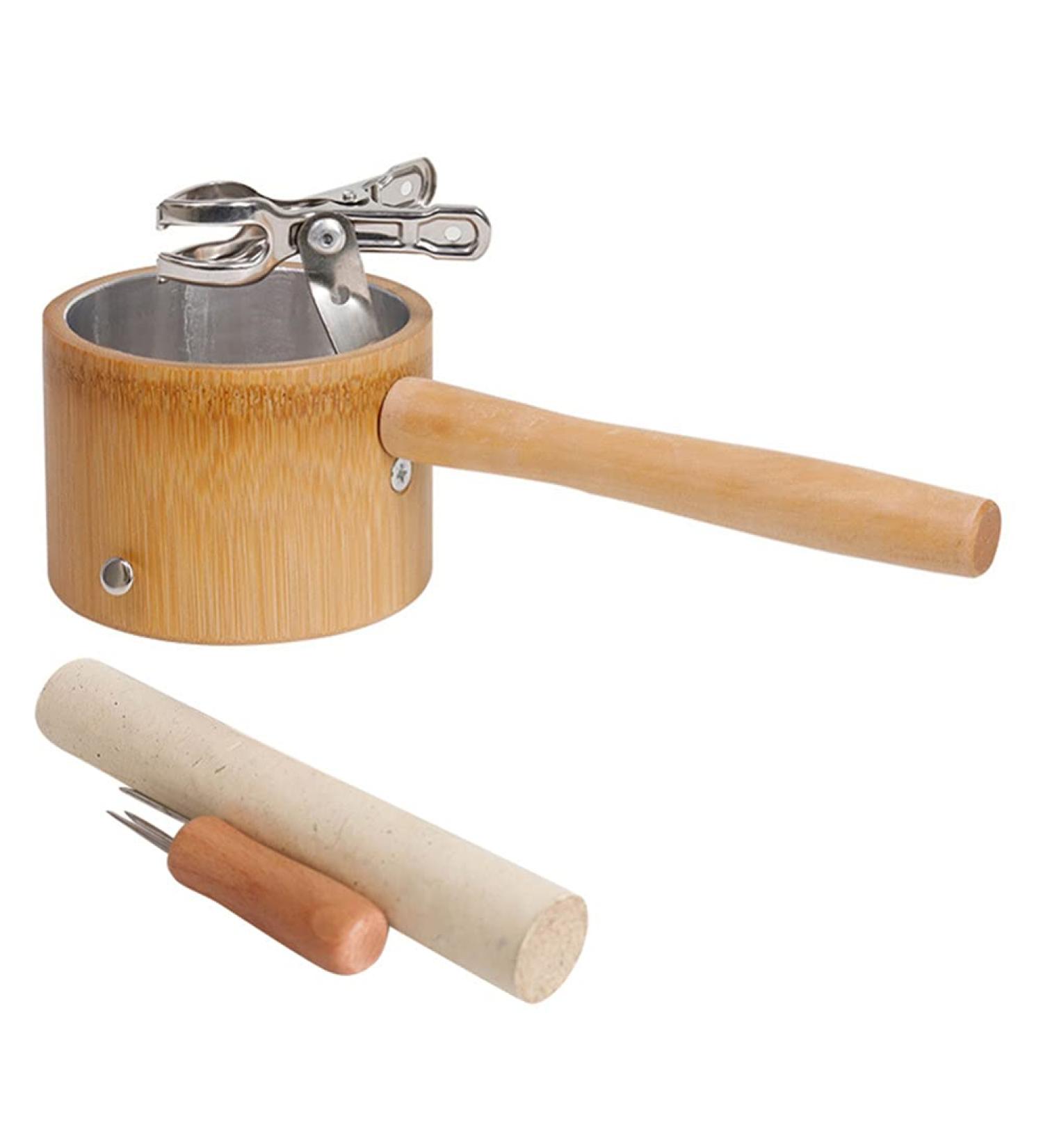 Premium Moxibustion Burner & Holder Set - Stainless Steel Moxibuscand Tool for Moxibustion Sticks - International Shipping Available - Buy Online on GoSupps.com