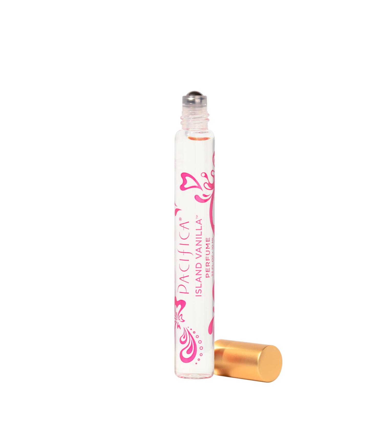 Pacifica Island Vanilla Rollerball Perfume | Clean Fragrance with Natural Oils | 0.33 Fl Oz | Vegan & Cruelty-Free - Buy Online on GoSupps.com