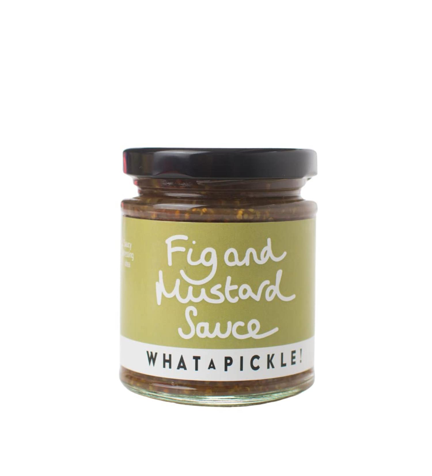 What A Pickle - Fig and Mustard Sauce 180g Fig & Mustard Sauce