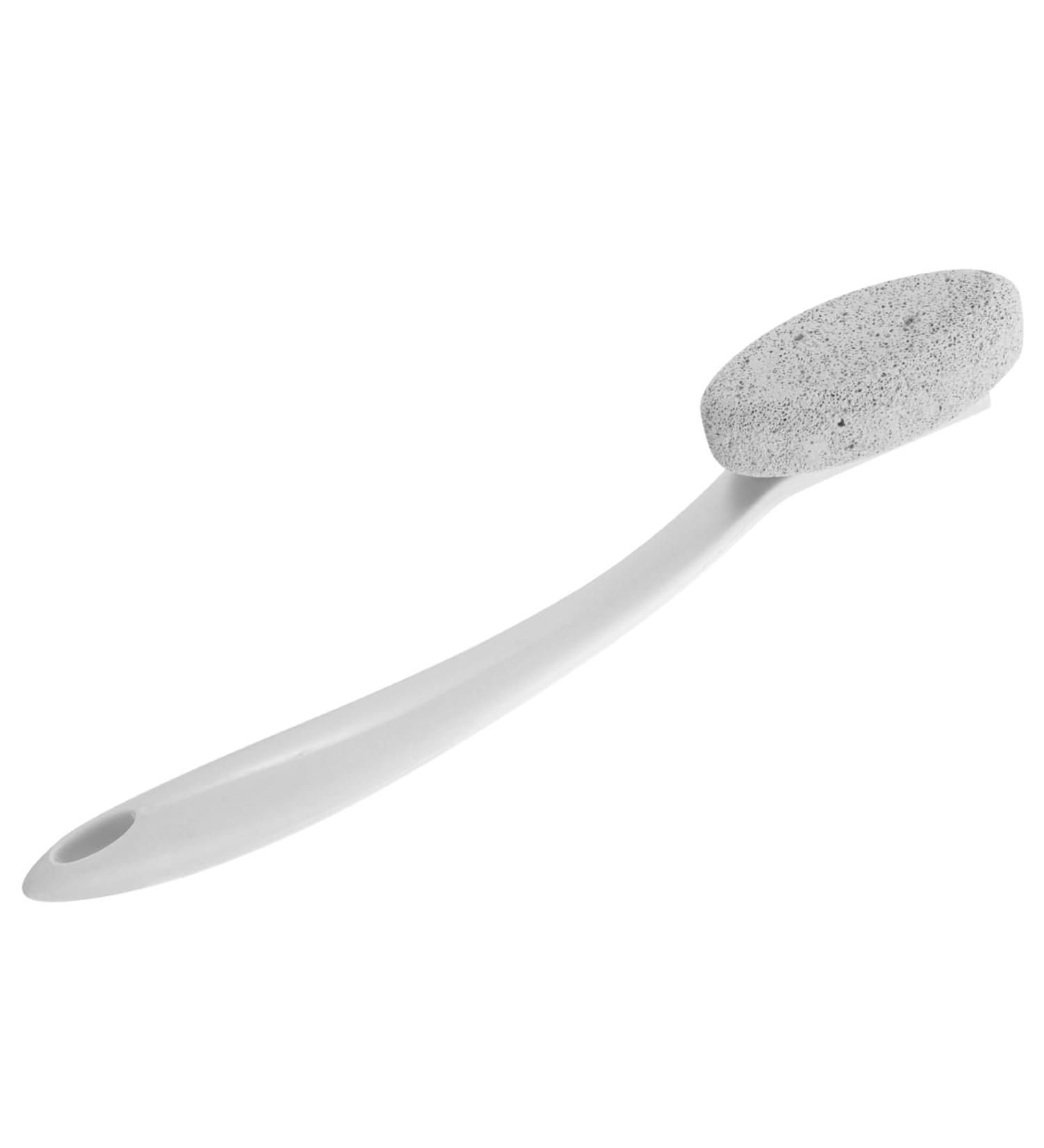 minkissy Tool Foot Pumice for Dead Skin Foot File Long Handle Pumice Stone Foot Scrubber Pumice Stone for Hands Pumice Stone for Body Pumice Stone for Feet Plastic White Manual Remover - Buy Online on GoSupps.com