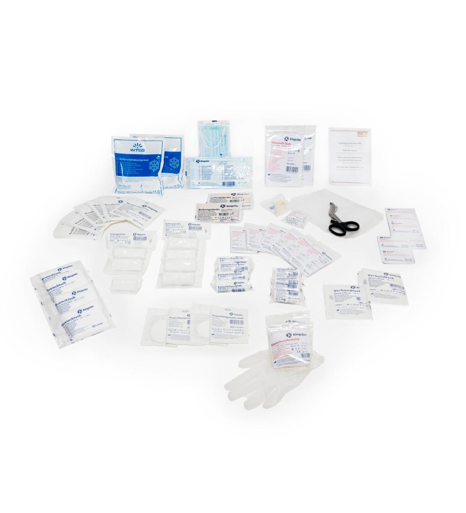 First Aid Refill Set - DIN 13169:2021 | Essential First Aid Supplies for Home & Travel - Buy Online on GoSupps.com