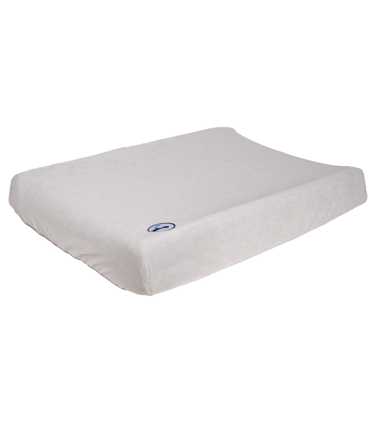 Set of 2 Bamboo Baby Changing Mat Covers - Soft, Absorbent, Waterproof - Silver 70x50 cm - Buy Online on GoSupps.com