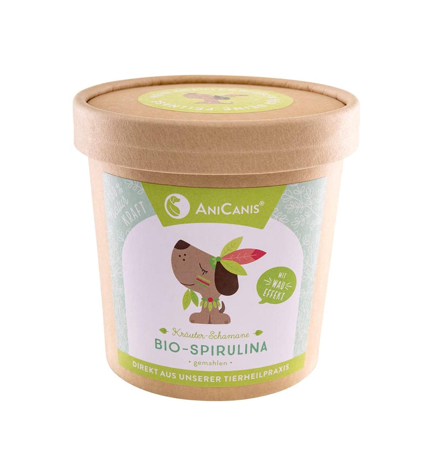 Anicanis Bio Spirulina for Dogs & Cats - Nutritional Supplement for Immune System Skin & Fur - 150g Algae Powder - Buy Online on GoSupps.com