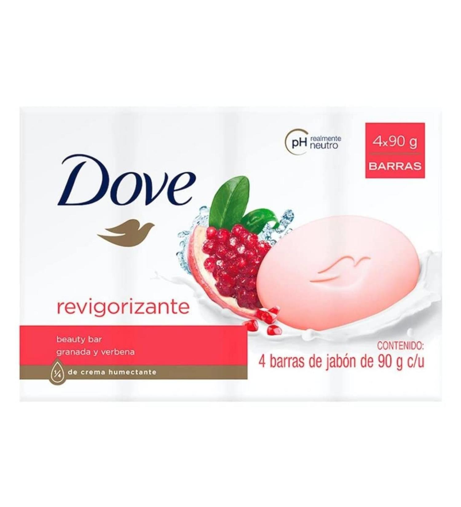 Dove Pomegranate Bar Soap 100g - Pack of 4 | Moisturizing and Nourishing - Buy Online on GoSupps.com