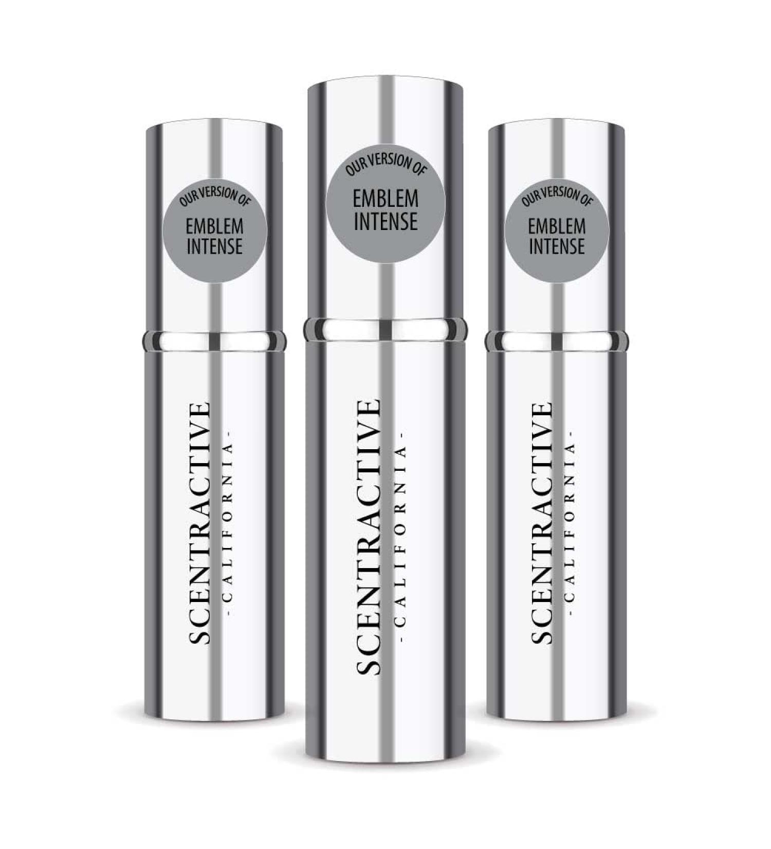 CA Perfume Impression of M.Blanc Emblem Intense For Men Replica Version Fragrance Dupes Concentrated Long Lasting Eau de Parfum Spray Refillable Atomizer Bottle 0.17 Fl Oz/5ml-X3 M.BLANC EMBLEM INTENSE IMPRESSION 0.51 Fl Oz (Pack of 1) - Buy Online on GoSupps.com