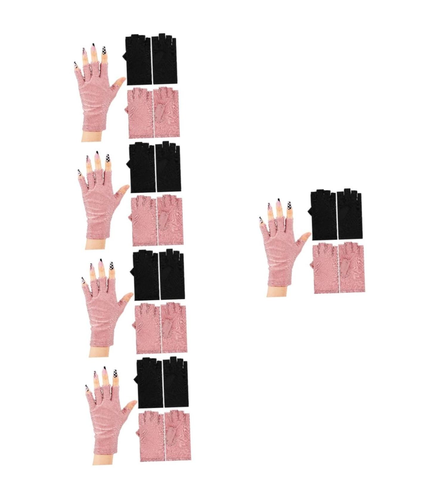 POPETPOP 10 Pairs Uv Gloves Nail Molding Gel Nail Accessories Nail Art Gloves Uv Manicure Gloves Hand Gloves for Protection Nail Gel Manicure Tools Cotton - Buy Online on GoSupps.com