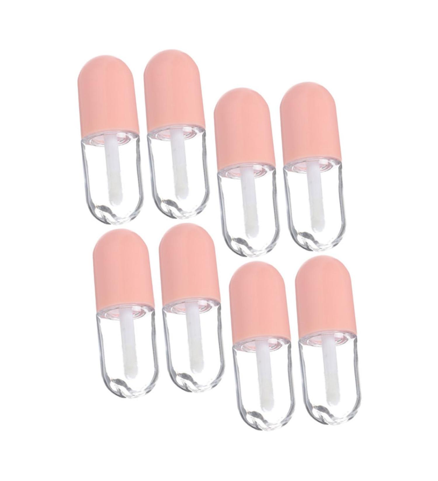 SAFIGLE Lot de 8 Tubes D'huile L vres Vides 5 Ml Transparents Rechargeables pour Femmes Format Voyage Cosm tiques Pot de Gloss L vres L ger et Portable - Buy Online on GoSupps.com