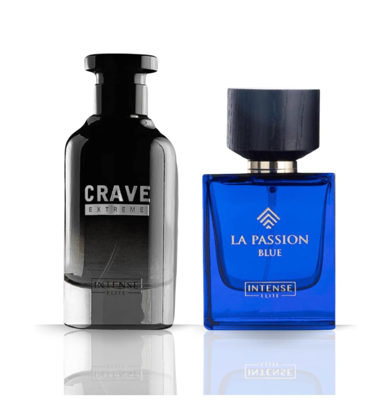 Eau De Parfum Men Sprays Crave Extreme La Passion Blue 100ML 3.4 OZ (Pack of 2) - Long-Lasting Arabian Perfumes for Men - With Pepper & Patchouli Notes Signature Valentine s Day Gifts 2SET - Buy Online on GoSupps.com