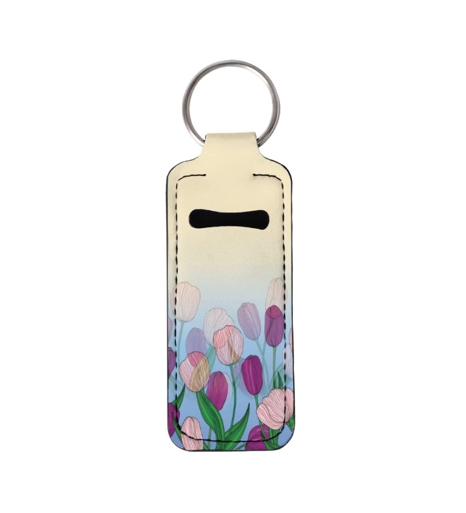 COEQINE Chapstick Keychain for Women and Girls - Lip Balm Holder - Lipstick Holder - Keychain Tulip One Size - Buy Online on GoSupps.com