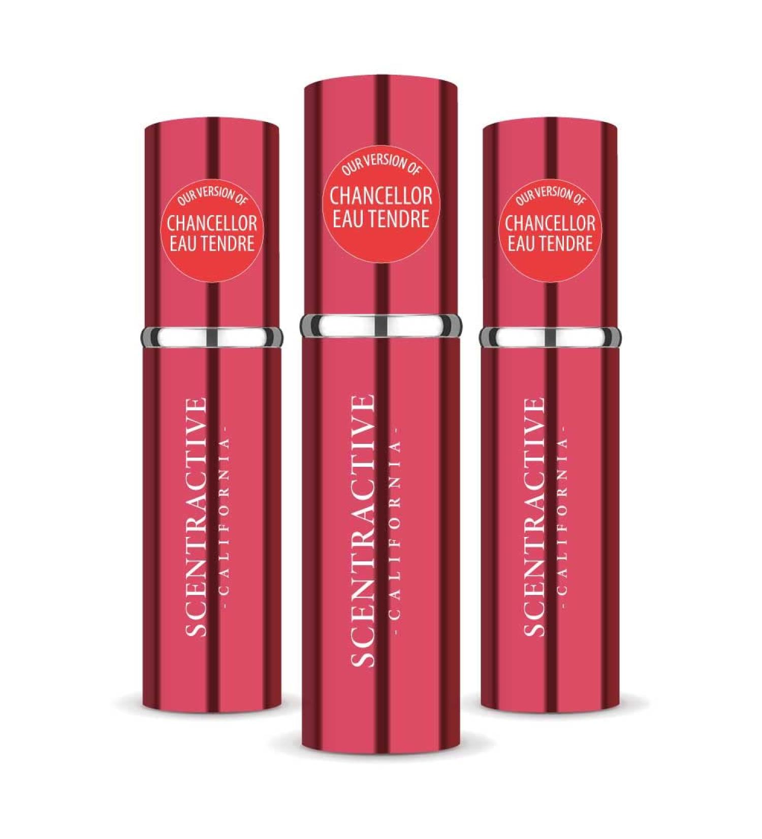 CA Perfume Impression of Chancellor Eau Tendre For Women Eau de Parfum Spray Bottle 0.17 Fl Oz/5ml-X3 CHAVELLE CHANCELLOR EAU TENDRE IMPRESSION 0.17 Fl Oz (Pack of 3) - Buy Online on GoSupps.com