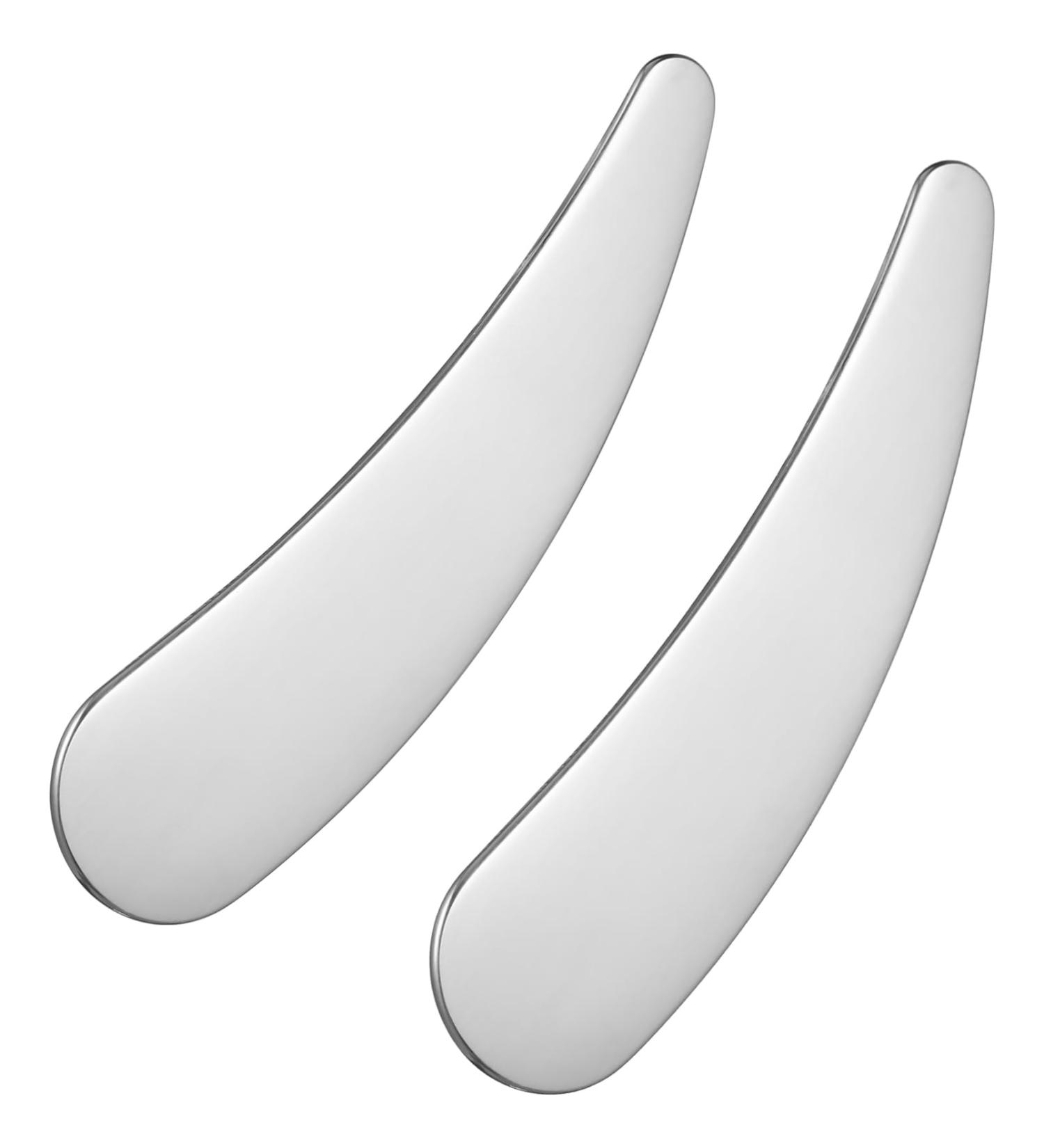 FOYTOKI 2pcs Cosmetic Spatula Foundation Spatula Cosmetics Spatulas Reusable Skincare Spatula Eye Cream Spatula Beauty Scoop Esthetician Supplies Makeup Spatula Small Facial Spatula - Buy Online on GoSupps.com