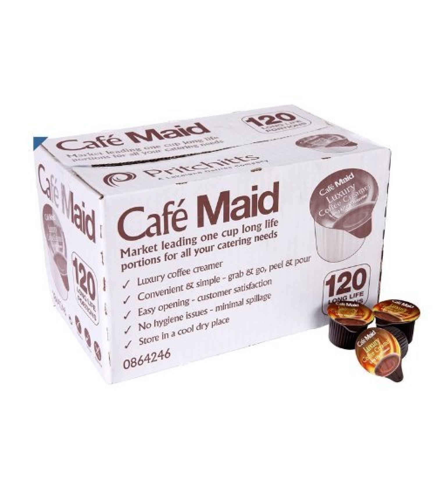 120 Caf Maid Luxury Coffee Creamer Long Life Individual Portions - Buy Online on GoSupps.com