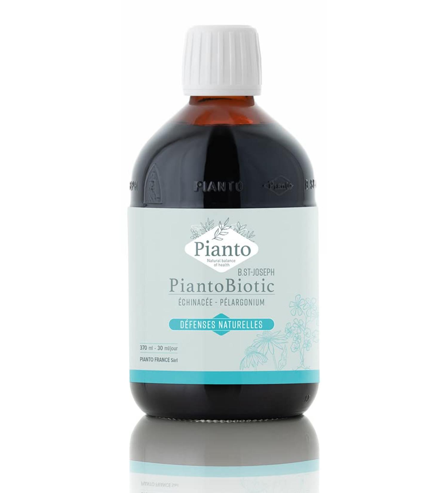 Natural defense PiantoBiotic immunity booster | strengthens the body's defenses | Concentrated supplement of phyto-active ingredients: echinacea pelargonium copper zinc nutrient vitamins | 370 - Buy Online on GoSupps.com