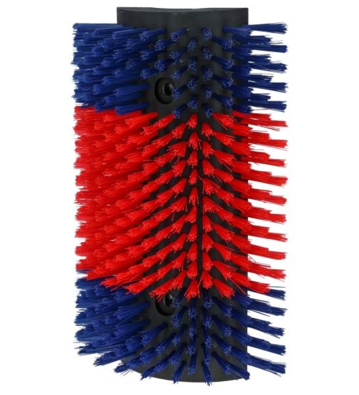 Kerbl Half-Round Scratching Brush XL | Coat Care Brush in Blue-Red | No. 293105 - International Shipping Available - Buy Online on GoSupps.com