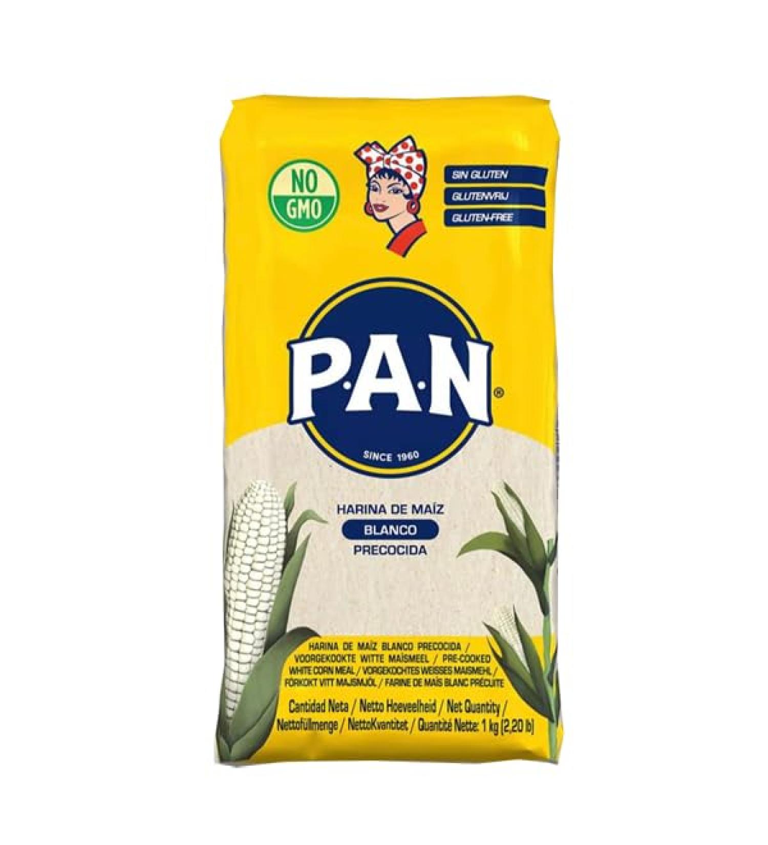 Harina PAN Pre-Cooked White Maize Meal - 1kg - Buy Online on GoSupps.com
