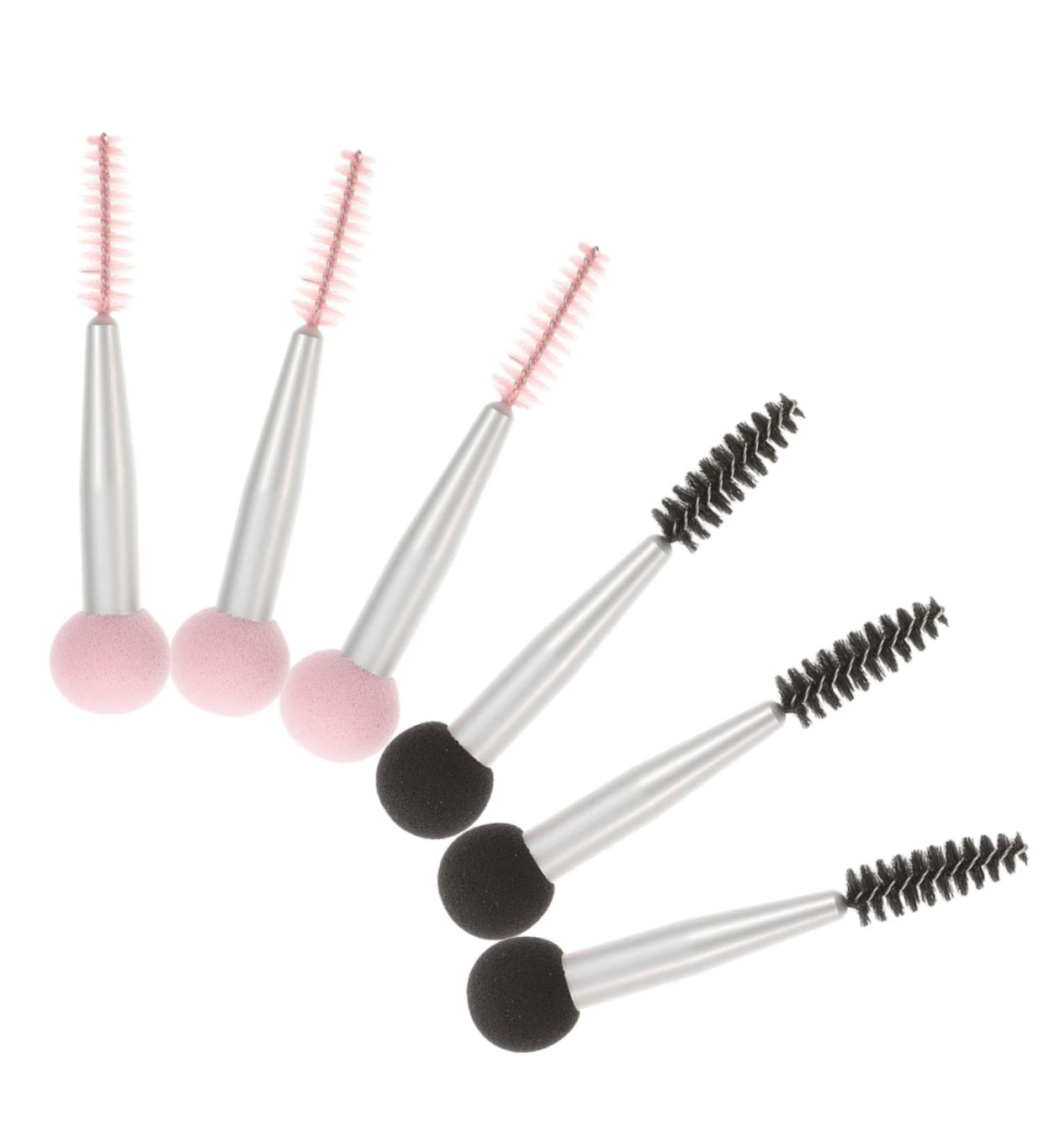 Gogogmee 6pcs Sponge Makeup Brush Eyebrow Sponge Brush Eyelash Mascara Make up Sponges Makeup Puffs Nylon - Buy Online on GoSupps.com