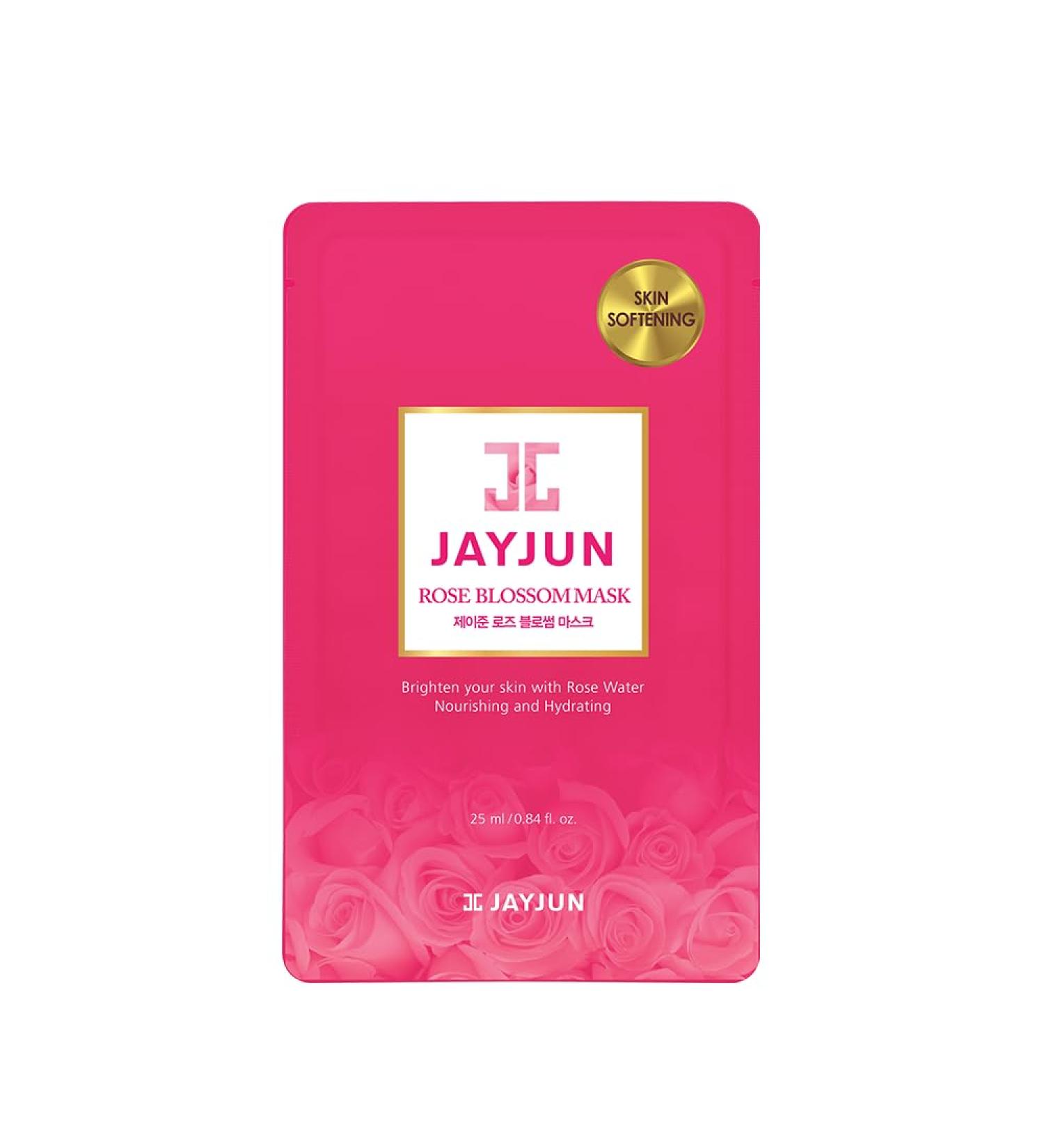 JAYJUN Rose Blossom Mask - Hydrating & Brightening Pack of 10 Sheets (0.84 fl. oz / 25ml) - Shop Internationally - Buy Online on GoSupps.com
