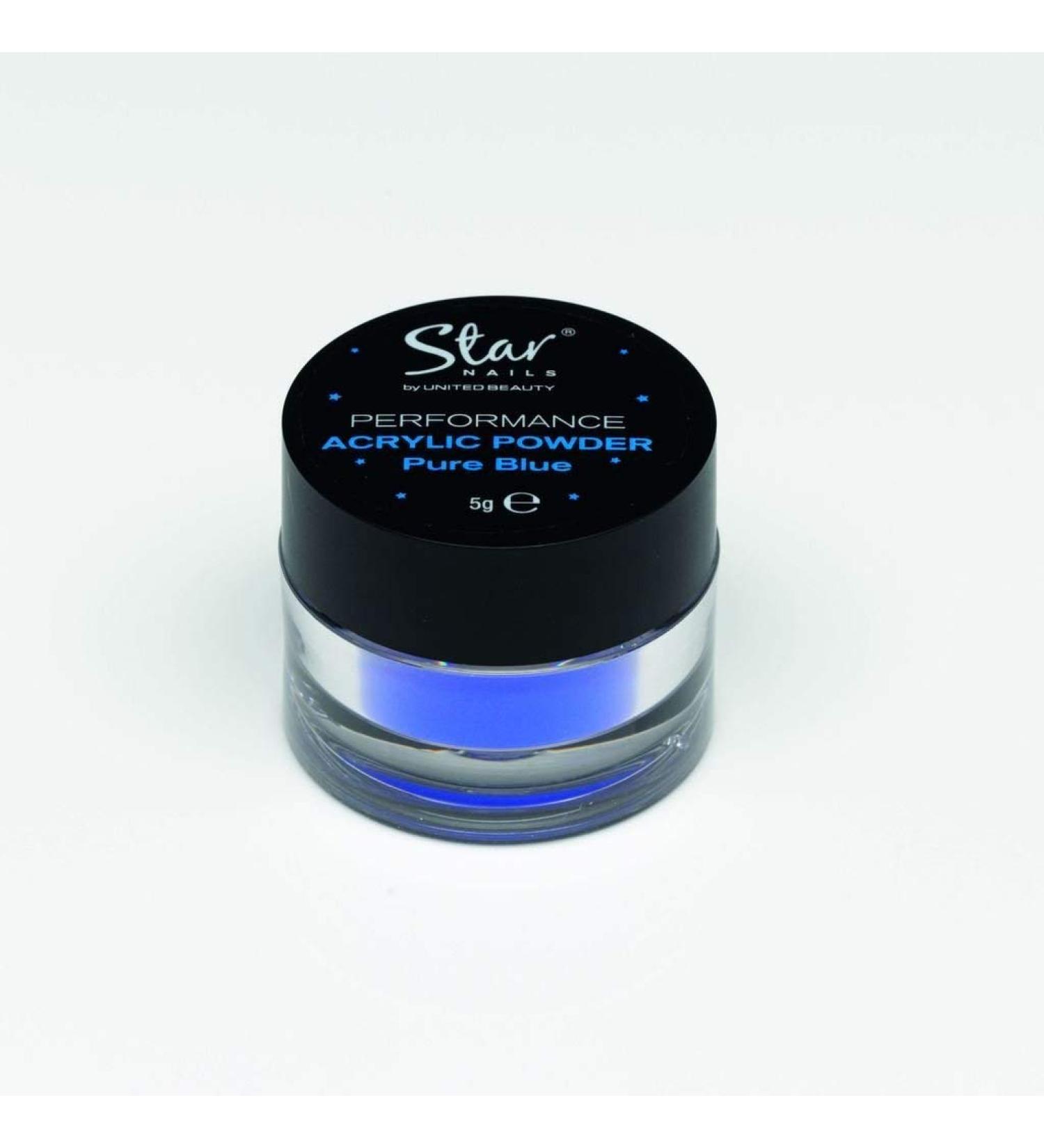 Star Nails Performance Acrylic Powder Pure Blue 5g 5g Blue - Buy Online on GoSupps.com
