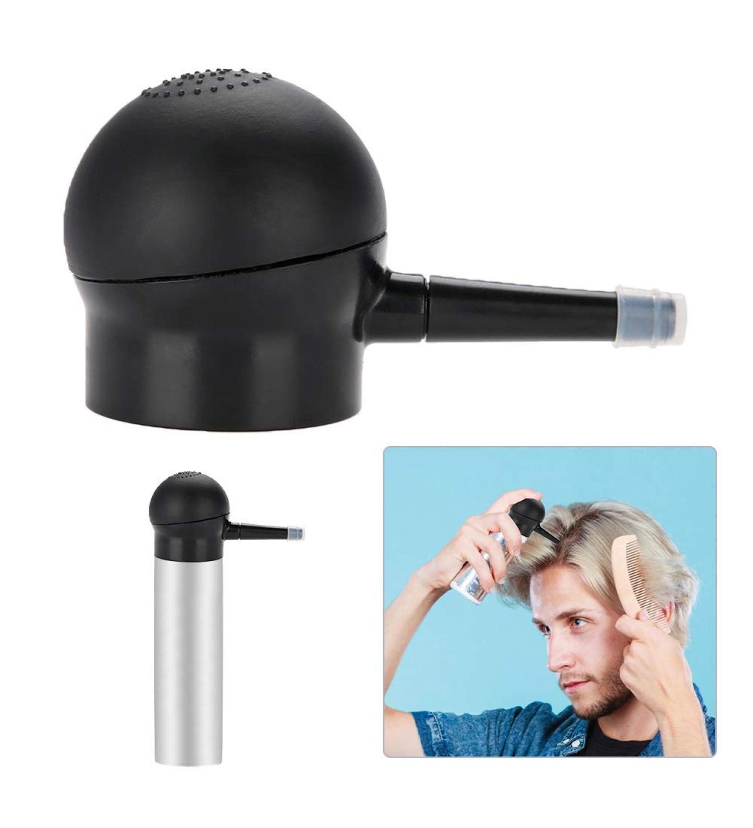 Hair Loss Solution Concealer Applicator Hair Building Fibers Applicator with Hair Thickening Pump Keratin Powder Hair Thickener Instant Easy - Buy Online on GoSupps.com