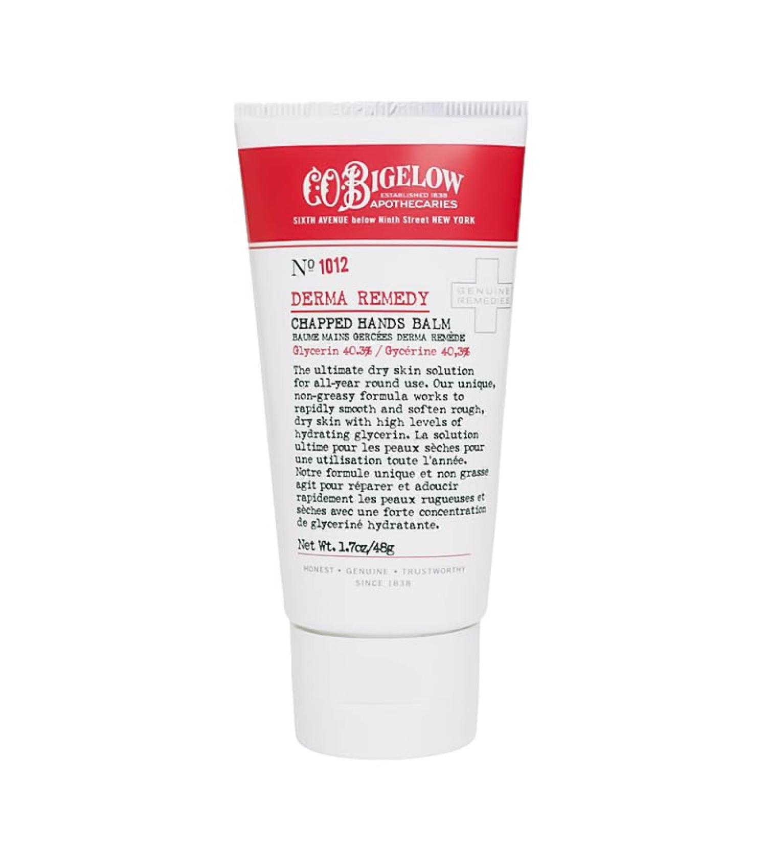 C.O. Bigelow Chapped Hands Balm No. 1012 with Glycerin - 1.7 oz Hand Lotion Cream for Softening Dry Cracked Skin - Buy Now for International Shipping - Buy Online on GoSupps.com