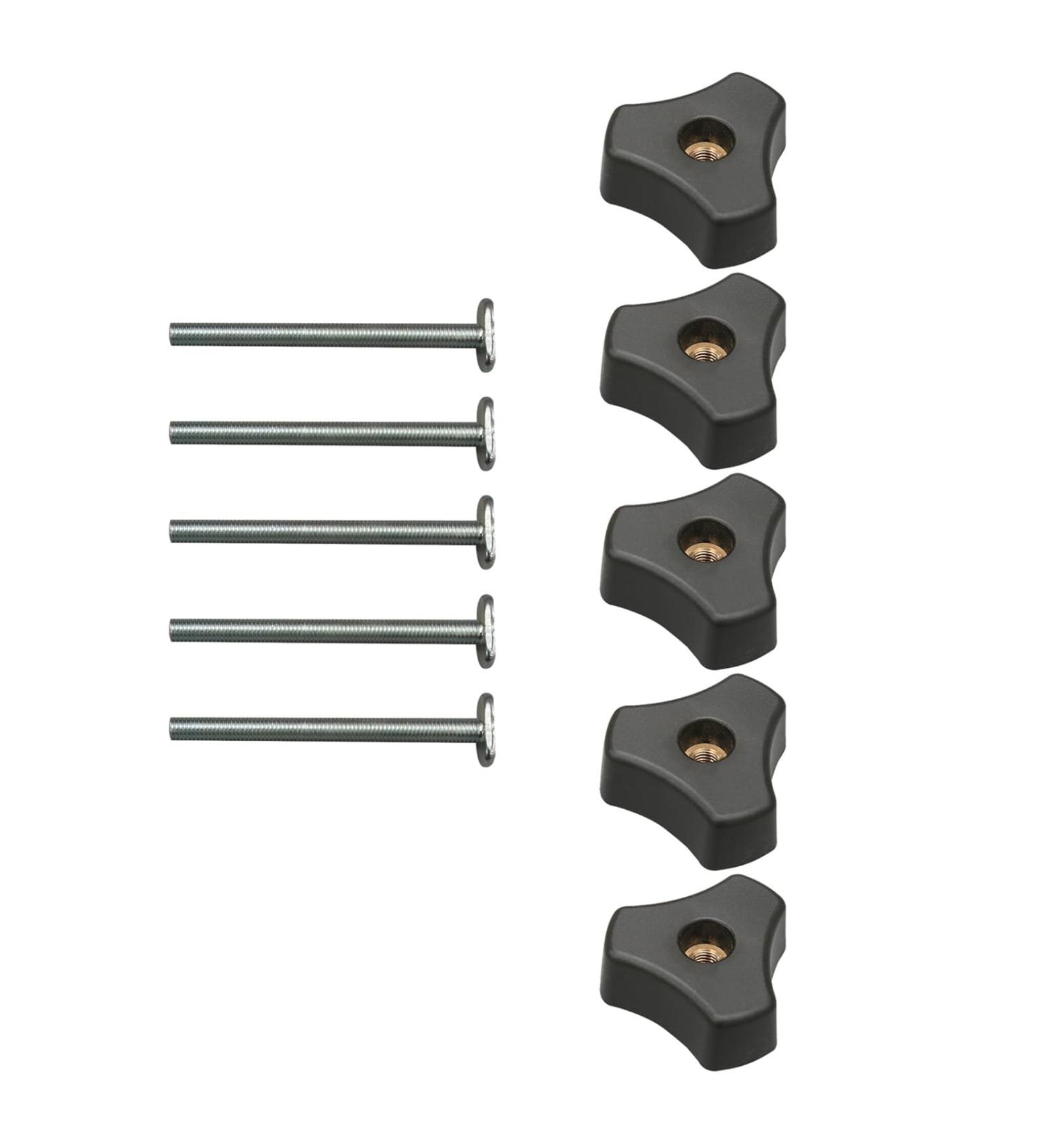 LUOFENG screw Bolt 10Pcs/Set T Shaped Bolt Accessories with Plastic T Nuts T Track Bolts Knob Set - Buy Online on GoSupps.com