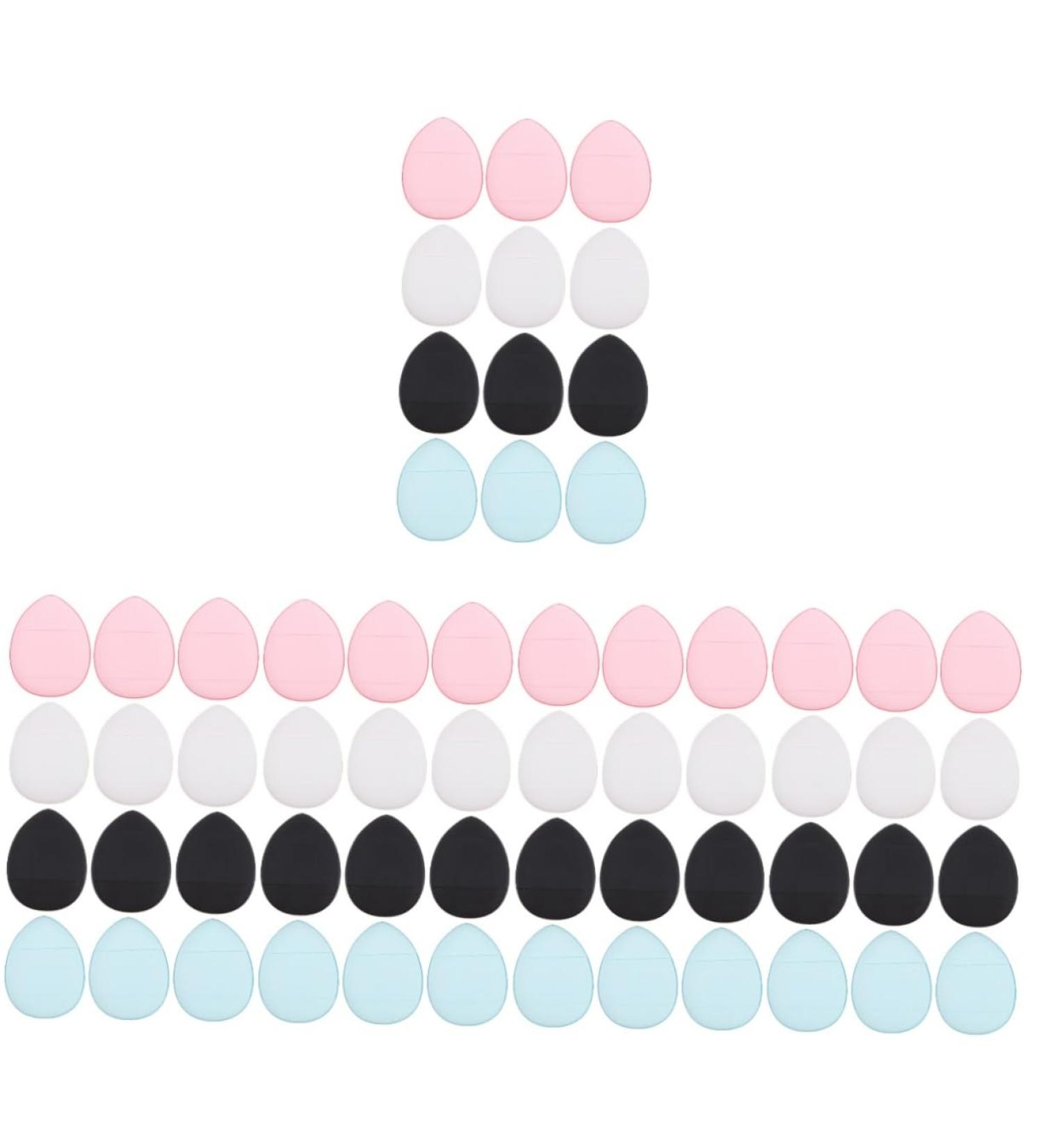 FRCOLOR 60 Pcs Finger Makeup Sponge - Triangle Puffs for Face Powder | Non-Latex Hydrophilic Makeup Applicators for Artists - Buy Online on GoSupps.com