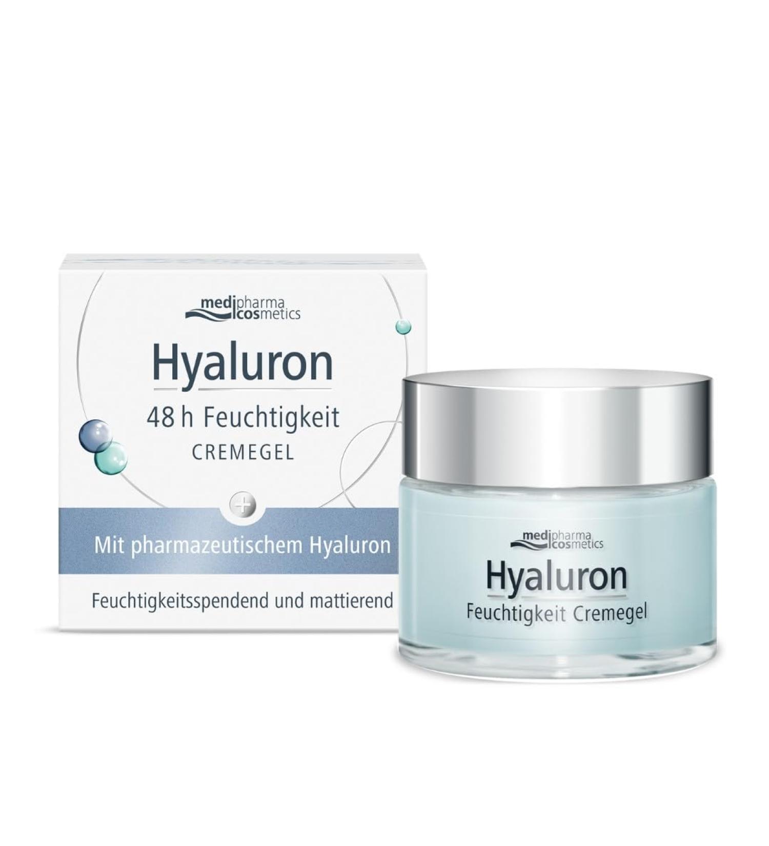 Dr Theiss Naturwaren Hyaluron 48h moisture cream gel refreshes the skin light and refreshing porerefining and mattifying - Buy Online on GoSupps.com