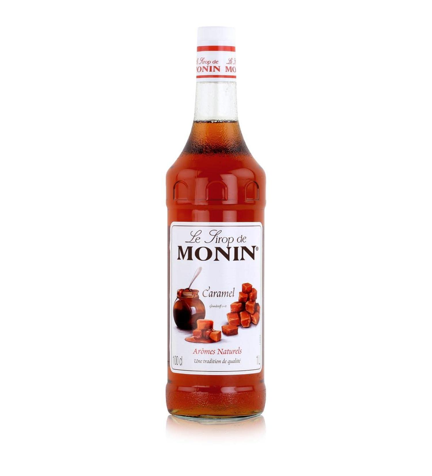 Buy Monin Caramel Syrup 1L - Premium Caramel Flavoring for Coffee & Desserts | International Shipping Available - Buy Online on GoSupps.com