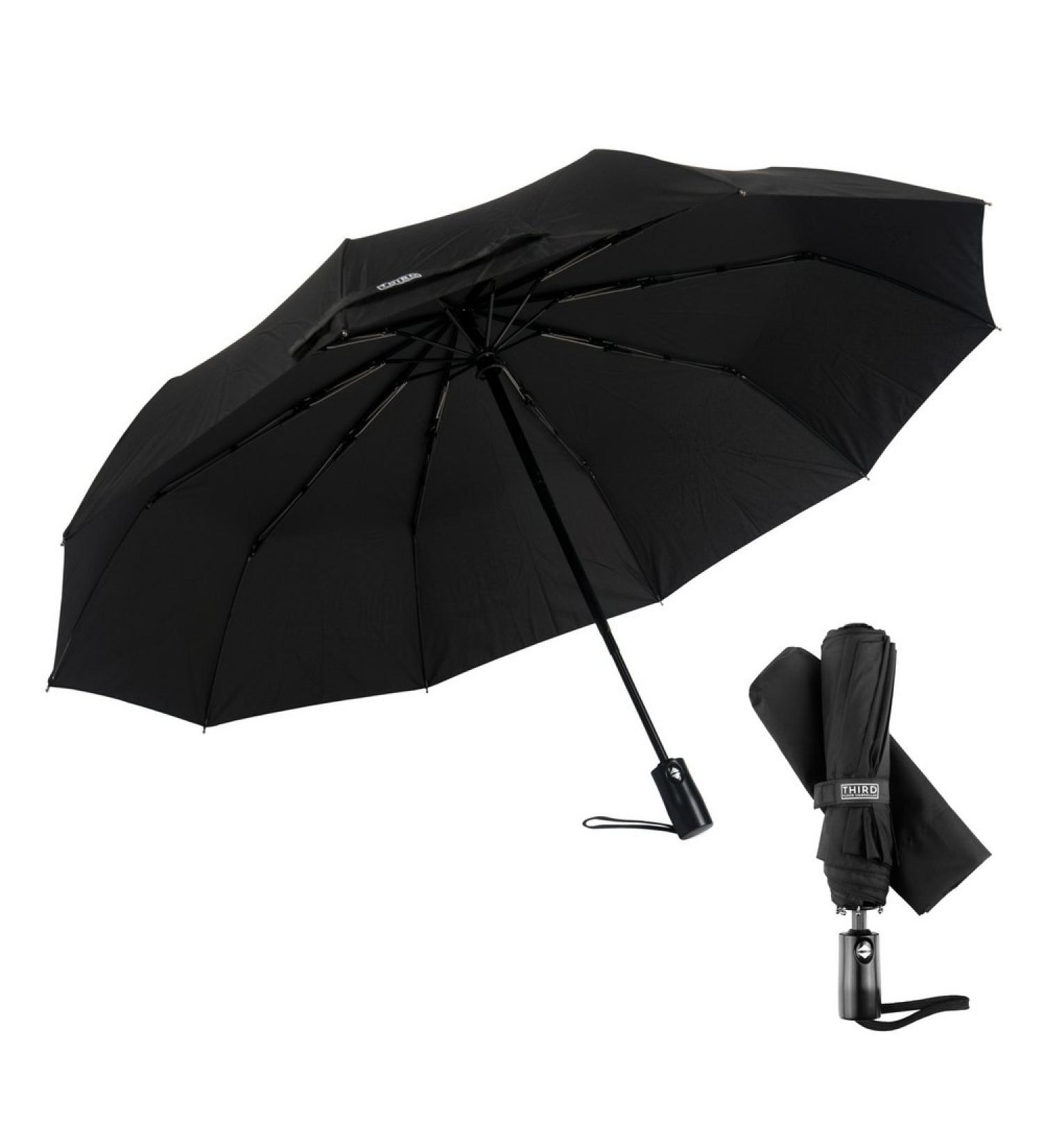 Third Floor Umbrellas 46 Inch Compact Lightweight Automatic Open/Close Travel Umbrella with Teflon Coating and Windproof Design - Buy Online on GoSupps.com